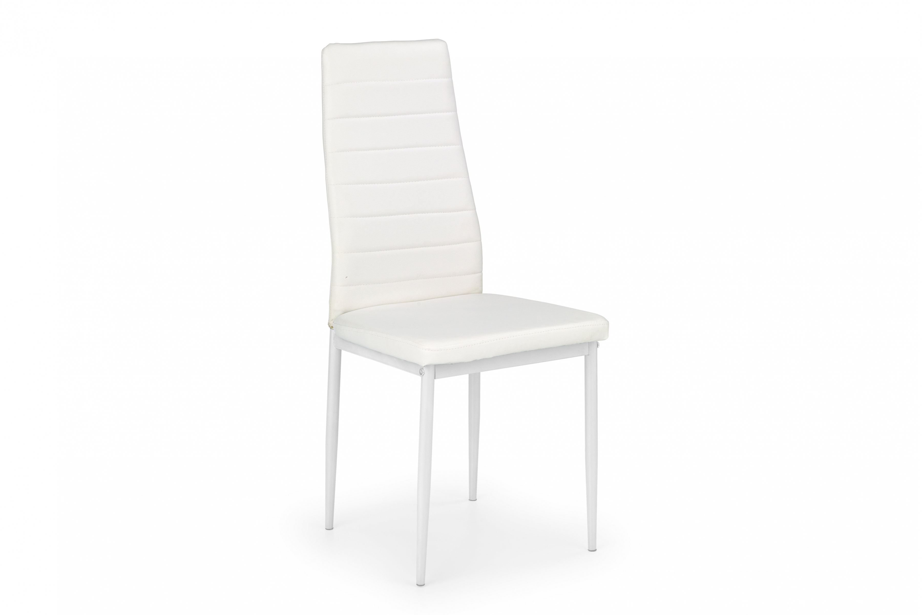 Jedálenská stolička Umili - biela ekokoža / biela K70 Stolička Biely