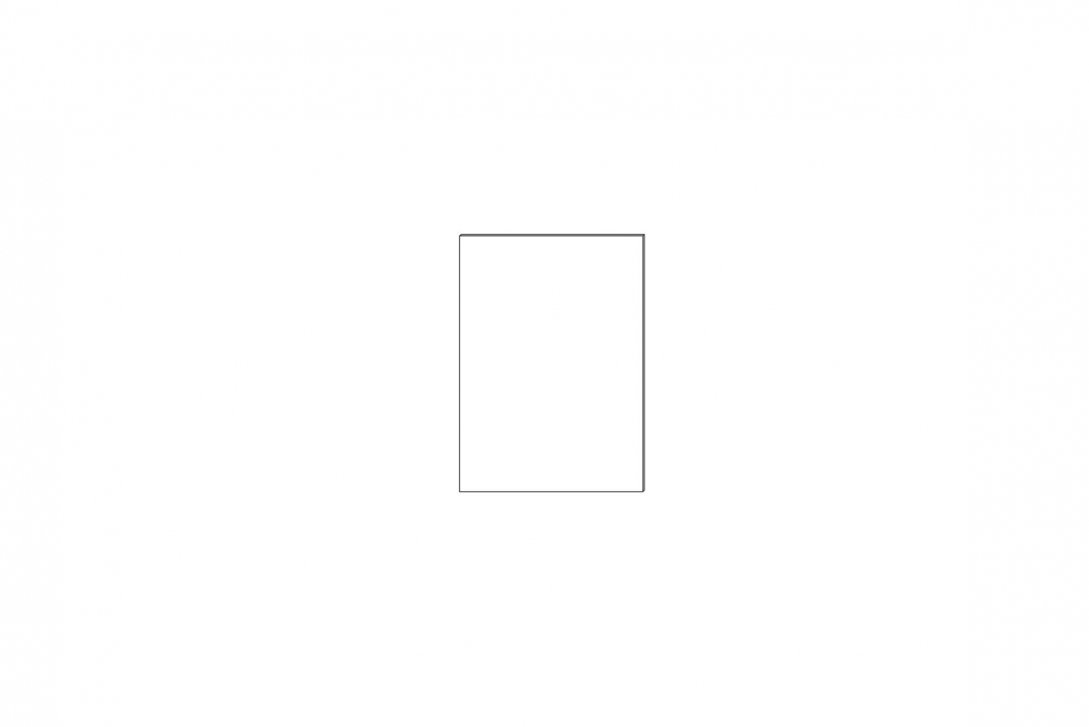 Bok KAMMONO F11 pro spodní skříňku - výška 81 cm KAMMONO F11 Bok nakladany do Skříňky dolnej - wys. 81 cm