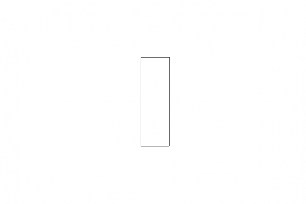 Bok KAMMONO F11 pro skříňku slupka - výška 128 cm KAMMONO F11 Bok nakladany do Skříňky slupka - wys. 128 cm