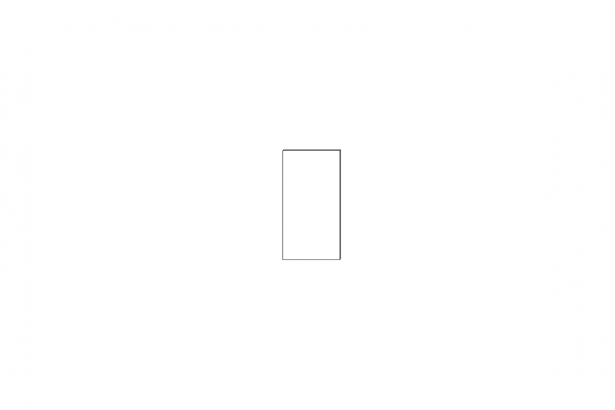 Bok KAMMONO F11 pro závěsnou skříňku - výška 61 cm KAMMONO F11 Bok nakladany do Skříňky wiszacej - wys. 61 cm 