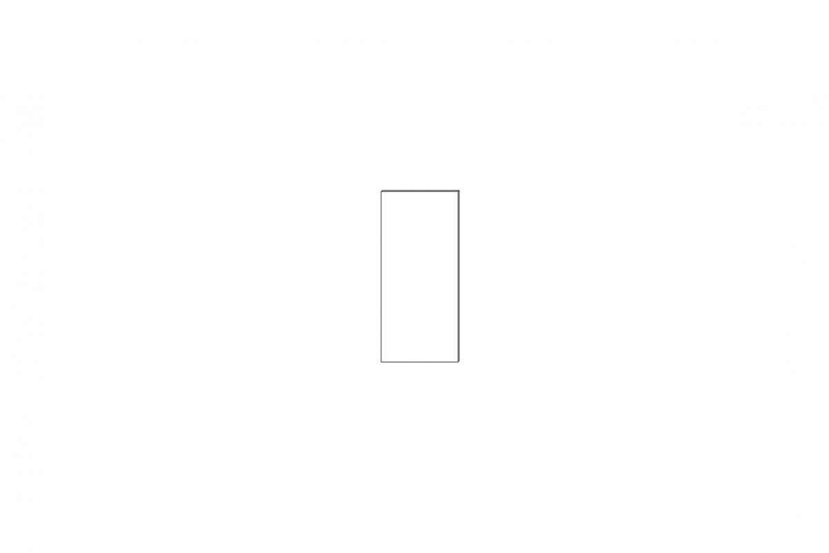 Bok KAMMONO F11 pro závěsnou skříňku - výška 71 cm KAMMONO F11 Bok nakladany do Skříňky wiszacej - wys. 71 cm 