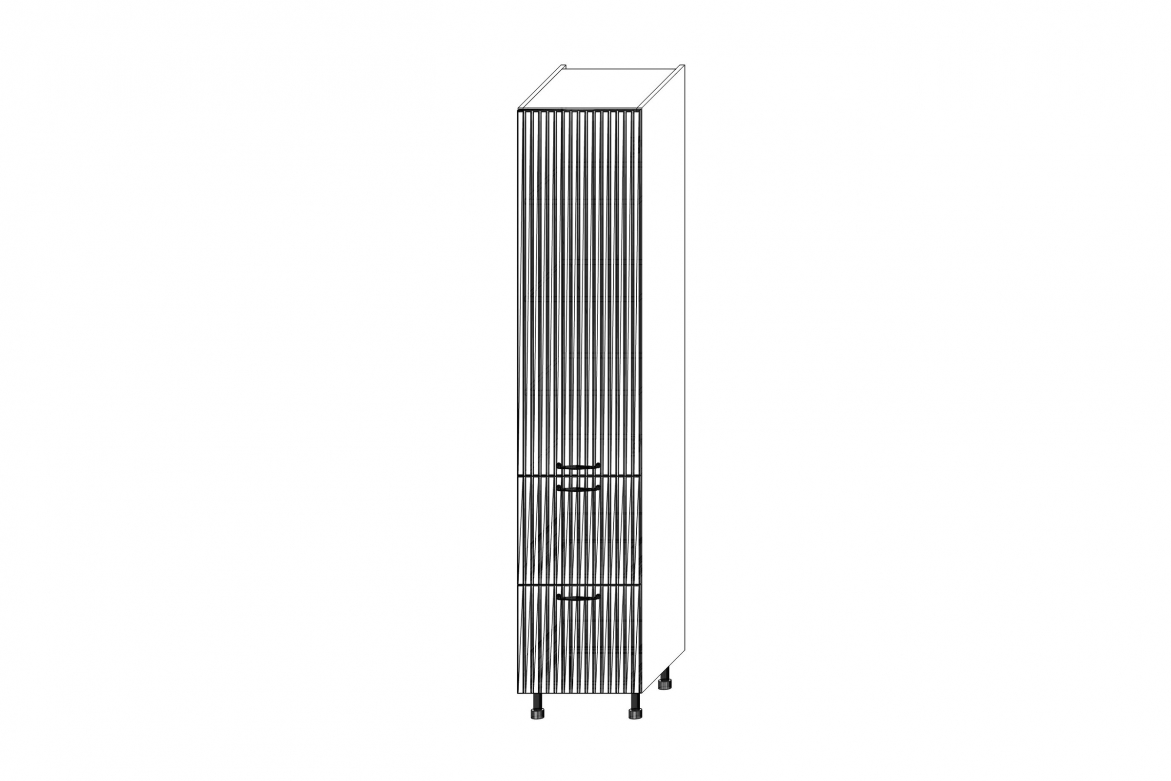 KAMMONO F11 SD40SS2 - regál Kuchynský  s dvoma zásuvkami  KAMMONO F11 SD40SS2 - regál Kuchynský  s dvoma zásuvkami 