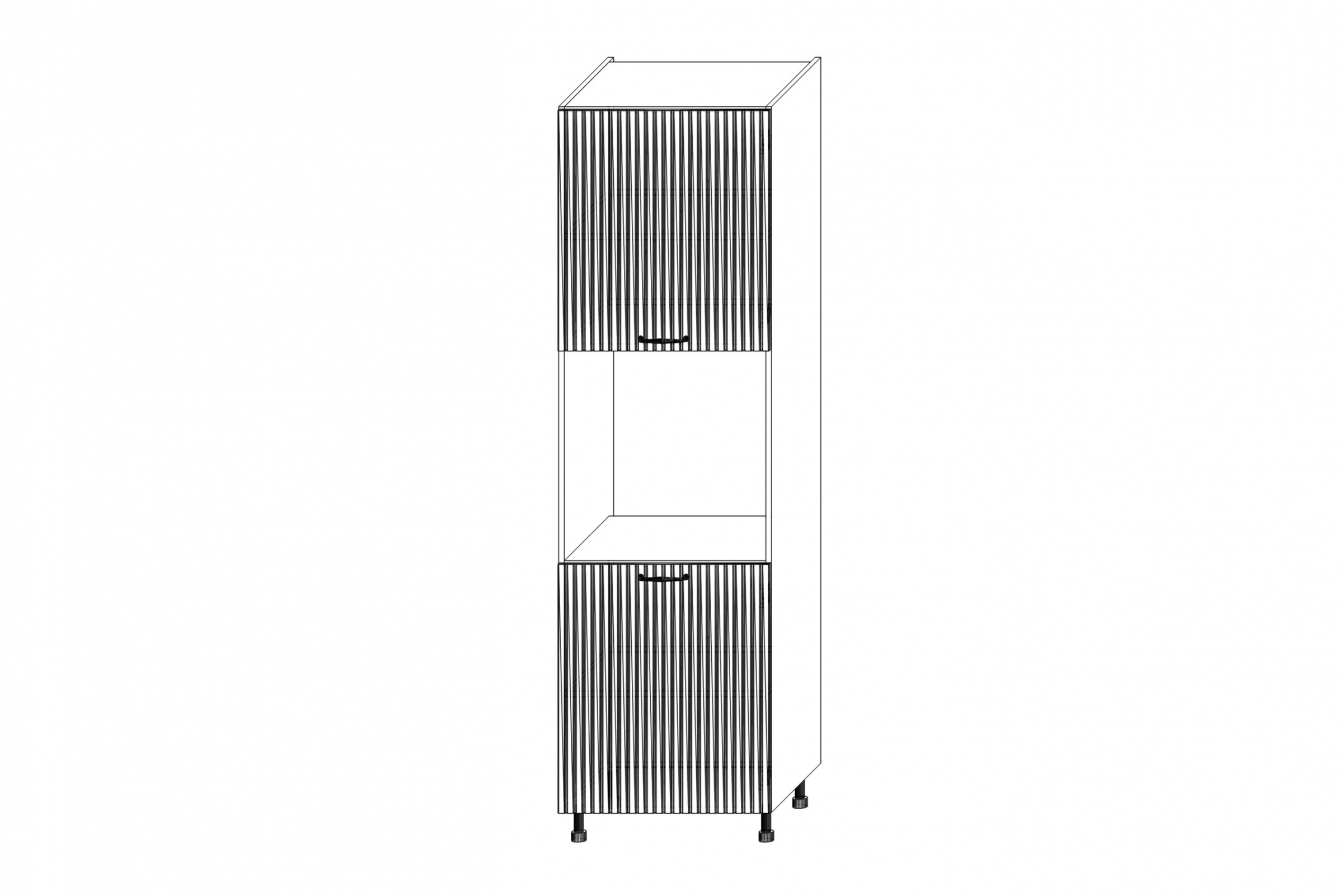 Kuchyňský regál KAMMONO F11 SDP60/71 pro vestavbu trouby KAMMONO F11 SDP60/71 - regál kuchenny do zabudowy piekarnika