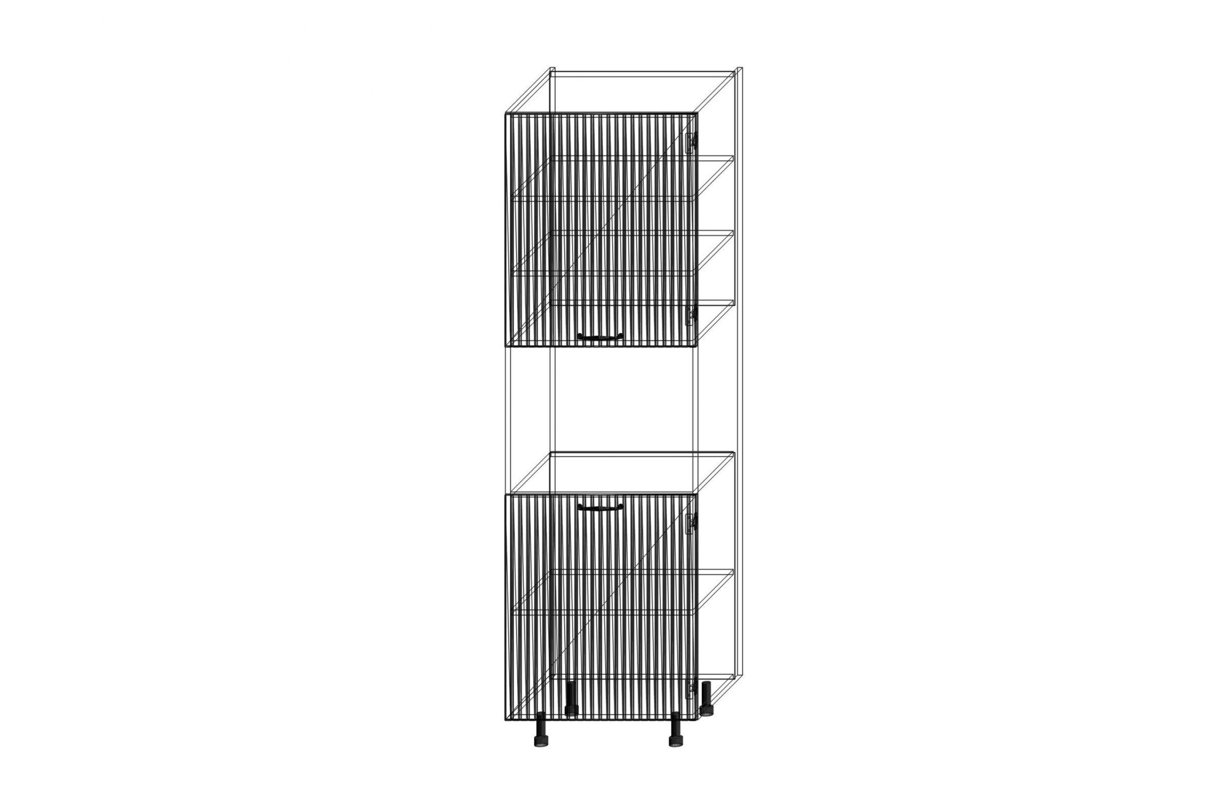 Kuchyňský regál KAMMONO F11 SDPK60 pro vestavbu kompaktní trouby KAMMONO F11 SDPK60 - regál kuchenny do zabudowy piekarnika kompaktowego