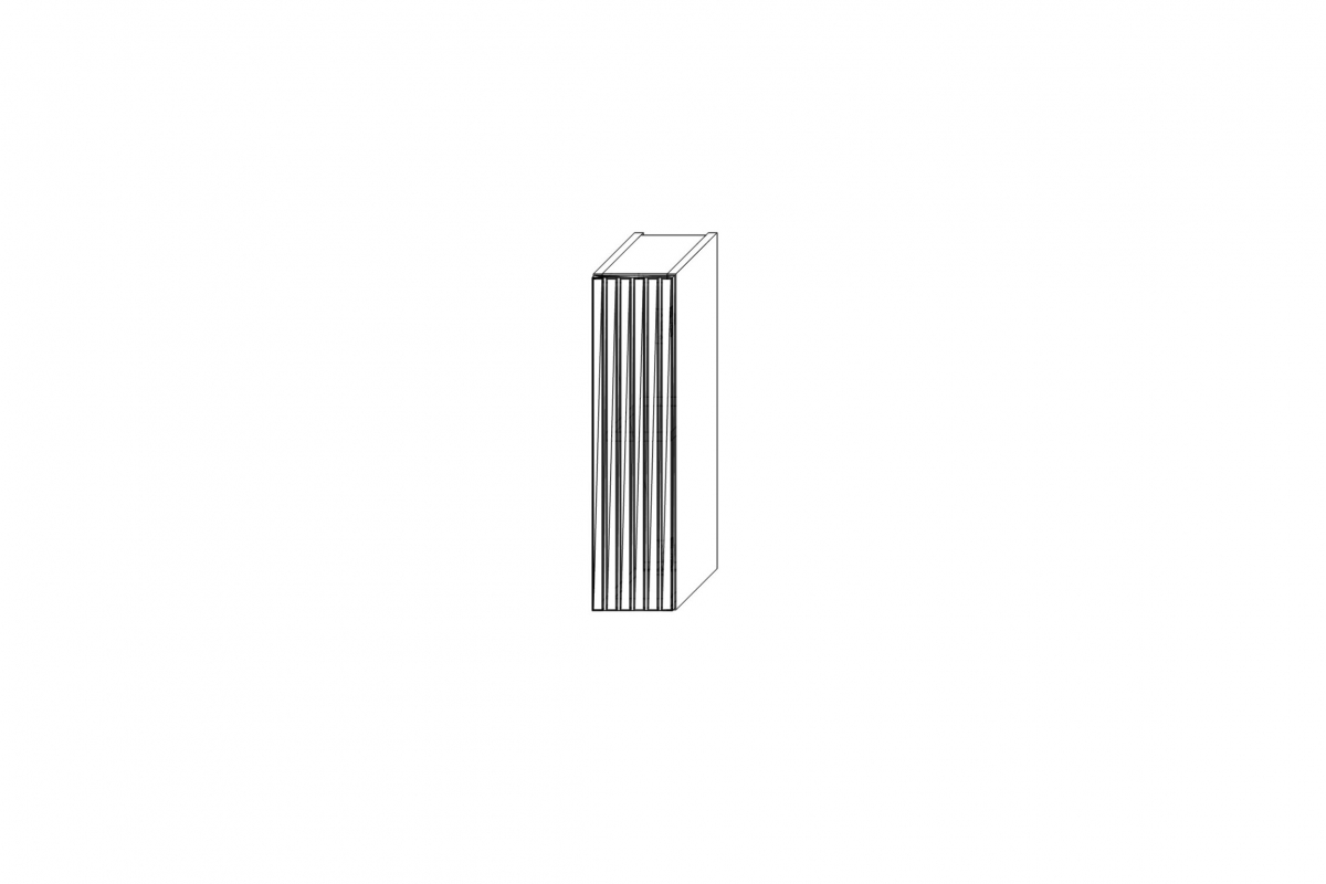 Kuchyňská závěsná skříňka Kammono F11 W15.1/61 jednodveřová KAMMONO F11 W15.1/61 - Skříňka závěsná jednodveřová 