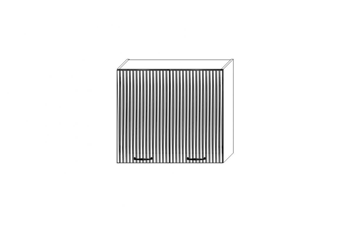 Skrinka Kuchynská závesná Kammono F11 WS80/71 dvojdverová s odkvapkávačom KAMMONO F11 WS80/71 - Skrinka závesná dvojdverová s odkvapkávačom