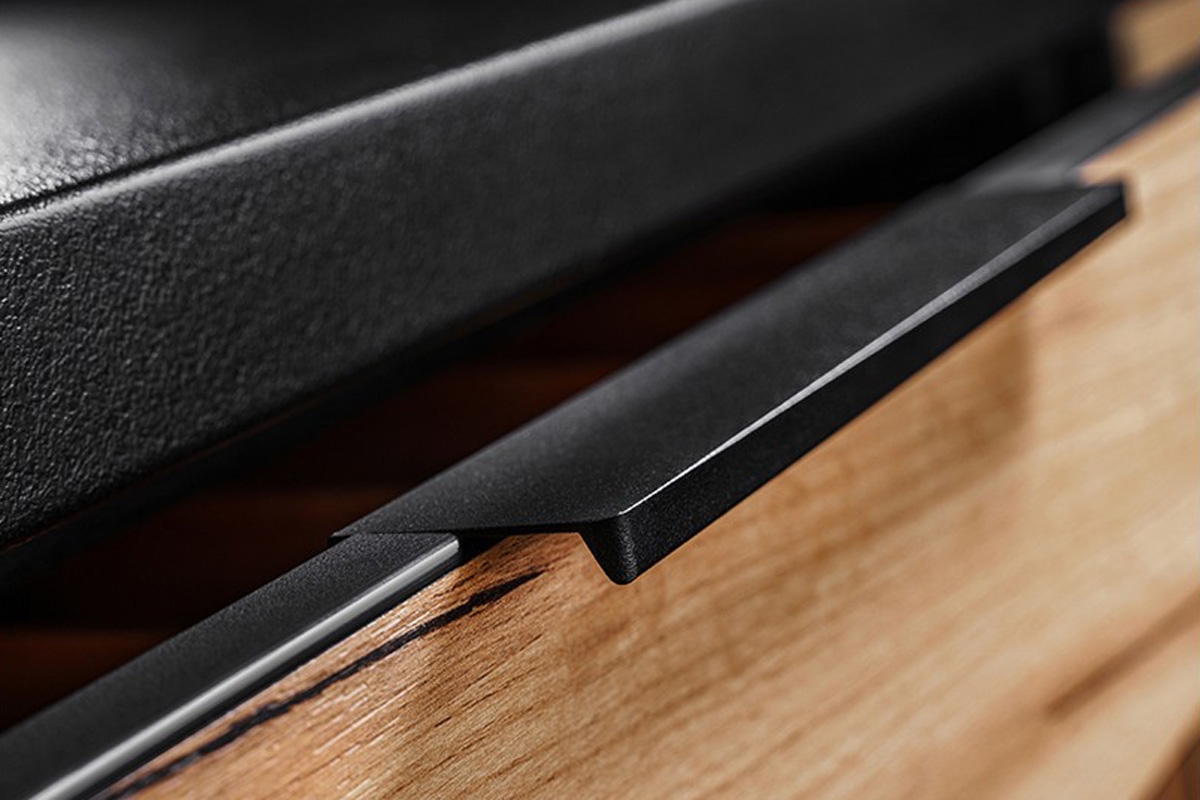 KAMMONO K2 BLACK SDP60/71 - skrinka pre vstavanú rúru Úchytka metalowy Kuchynský 