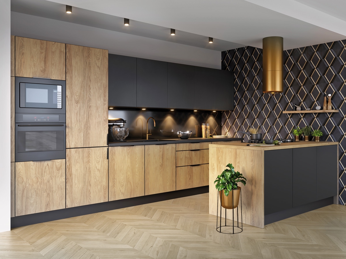 Nízká horní kuchyňská skříňka Kammono K2 WO40/29 KAM Mono - Styl Industrialny