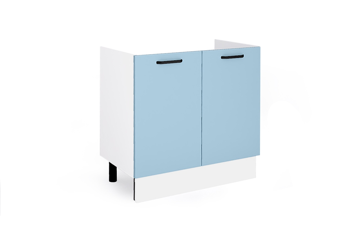 Dřezová dvoudveřová kuchyňská skříňka KAMMONO M4 DZ90 široká Skříňka pod zlewozmywak 