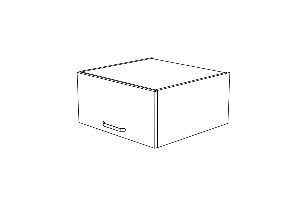 Kuchyňský nástavec KAMMONO M4 WO60/29N nad regál KAMMONO M4 WO60/29N - Skříňka - nástavec nad regál 