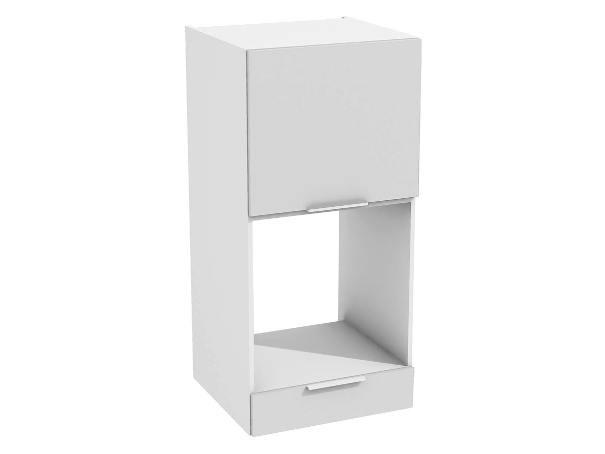 Kuchyňská skříňka KAMMONO P4 NWPD60.1SS/61 pro troubu nad myčku KAMMONO P4 NWPD60.1SS/61 - skříňka na vestavnou troubu nad pračkou - lesk a Supermat