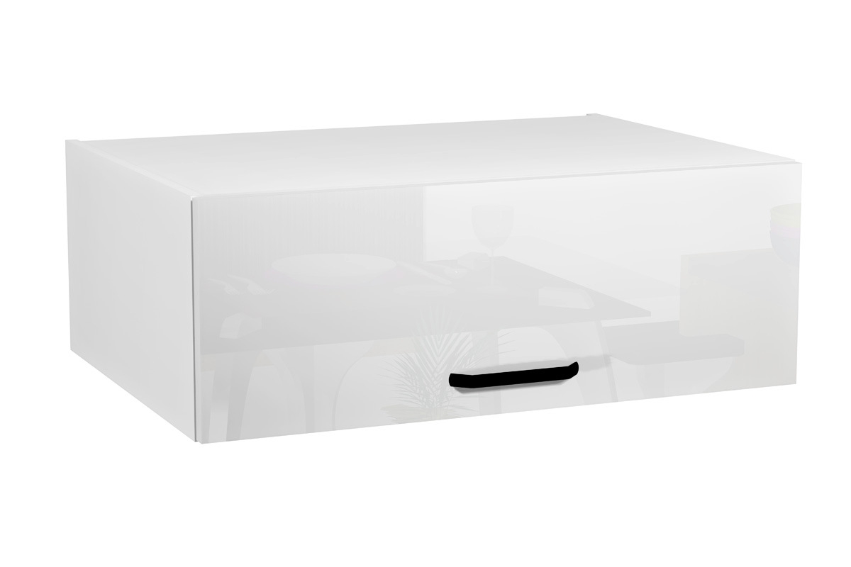 Kuchyňská nástavbová skříňka KAMMONO P4 WO80/29N nad regál KAMMONO P4 lesk a Supermat WO80/29N - nástavec nad regál