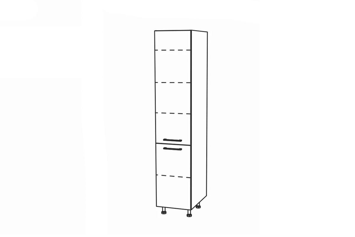 Regálová skříňka KAMMONO P4 SD60D2/71 vysoká Skříňka kuchyňská 