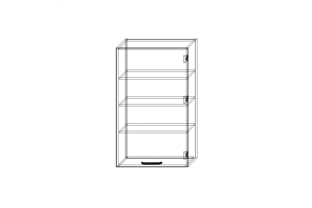 KAMMONO P4 W60.1/100 - závesná skrinka jednodverová KAMMONO P4 W60.1/100 - Skrinka závesná jednodverová