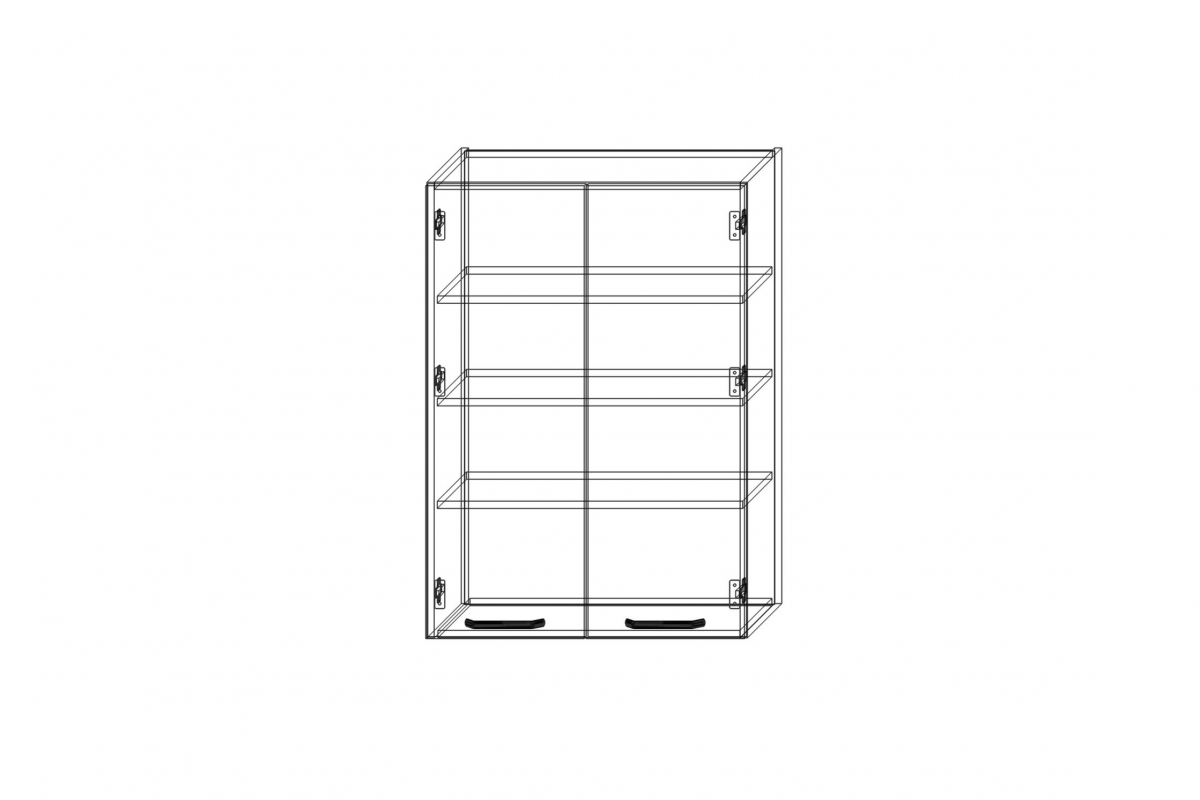 KAMMONO P4 W70/100 - závesná skrinka dvojdverová KAMMONO P4 W70/100 - Skrinka závesná dvojdverová