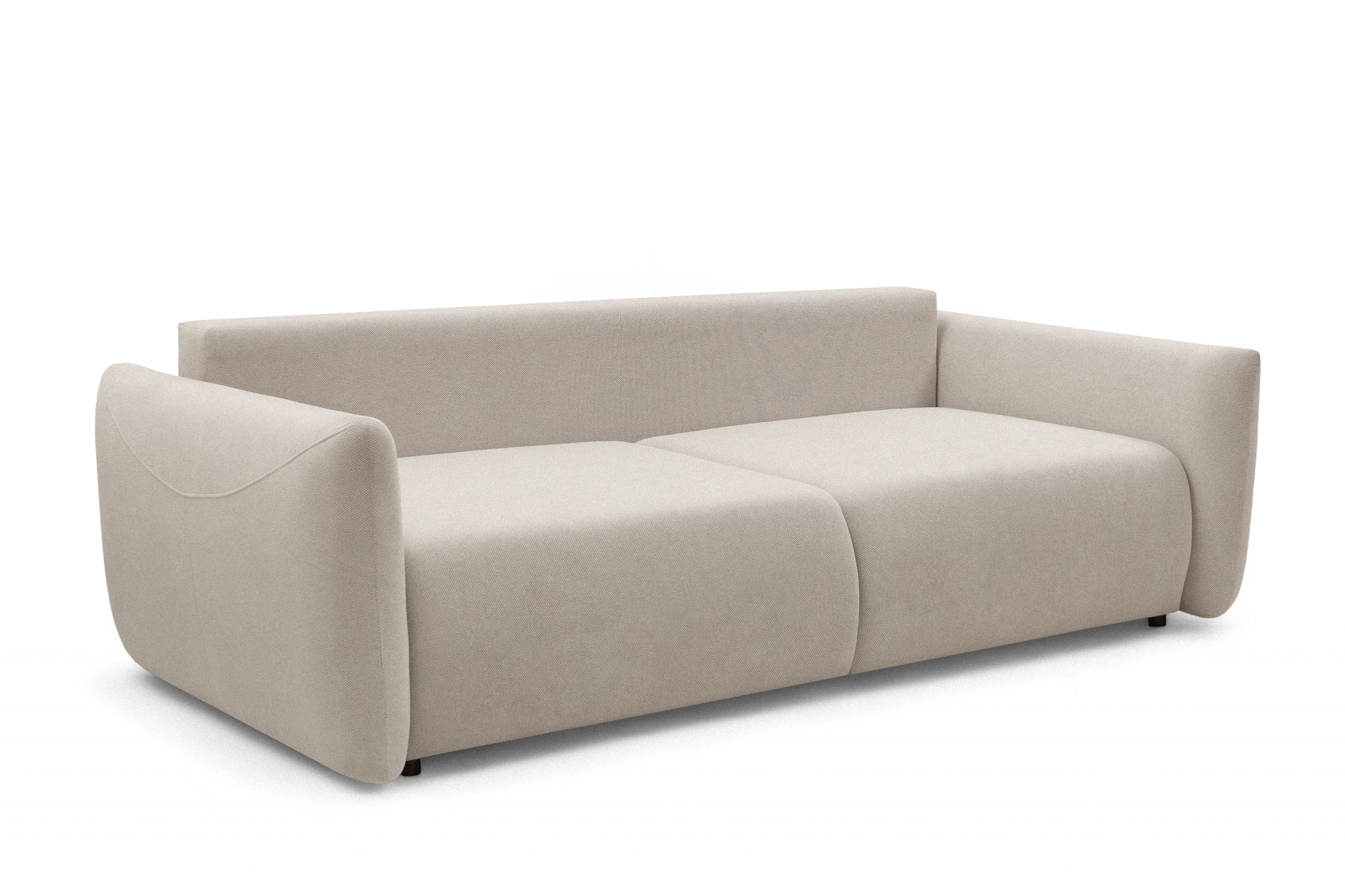 Rozkládací pohovka Calma - béžová Curio 09 Pohovka Calma rozkladana - béžová Pletenina hydrofobowa Curio 09