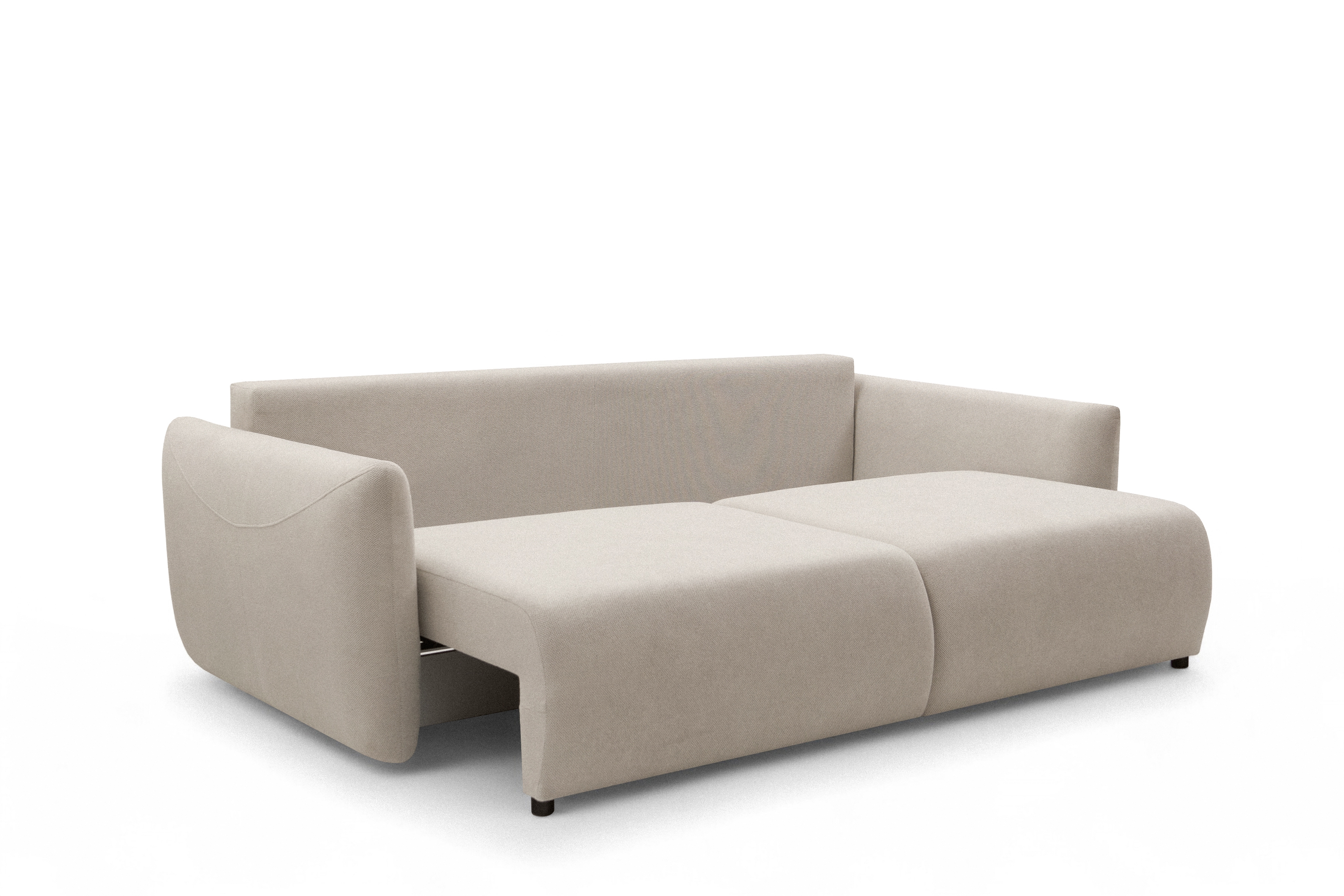 Rozkládací pohovka Calma - béžová Curio 09 Pohovka Calma rozkladana - béžová Pletenina hydrofobowa Curio 09