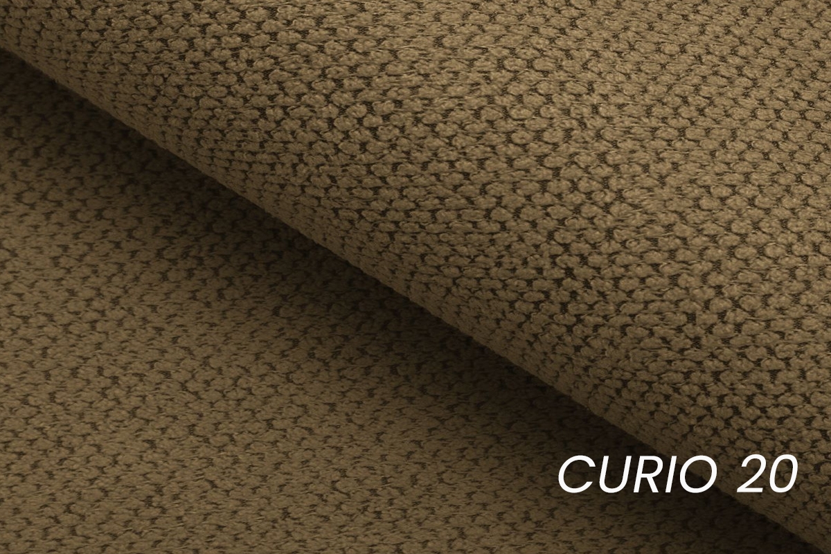 Rozkládací pohovka Calma - hnědá Curio 20 Pohovka Calma rozkladana - hnědá Pletenina hydrofobowa Curio 20 