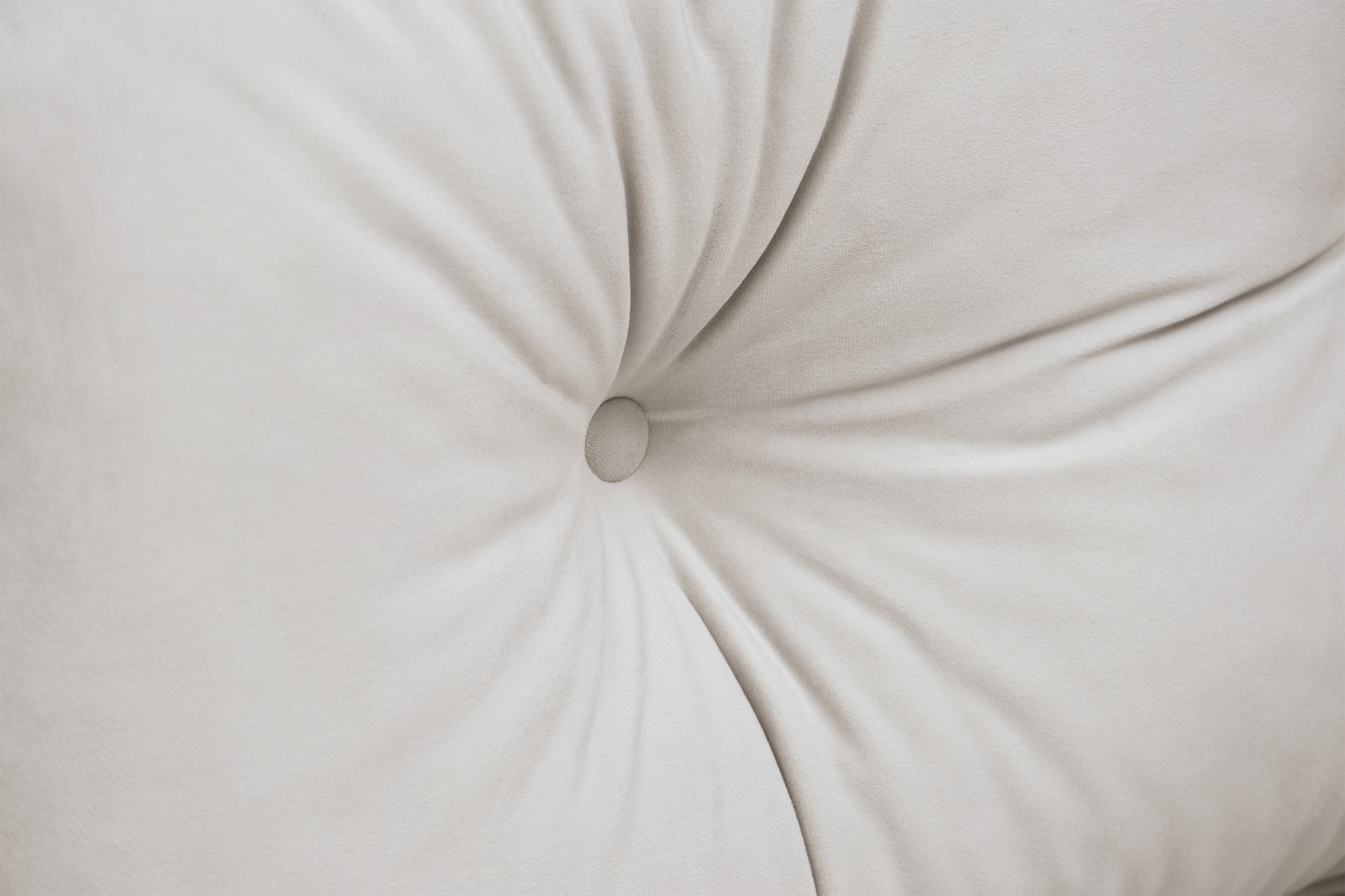 Rozkládací pohovka Carla - krémový samet Velluto 1 / nožky buk Pohovka Carla rozkládací - Krémový samet Velluto 1 / buk 