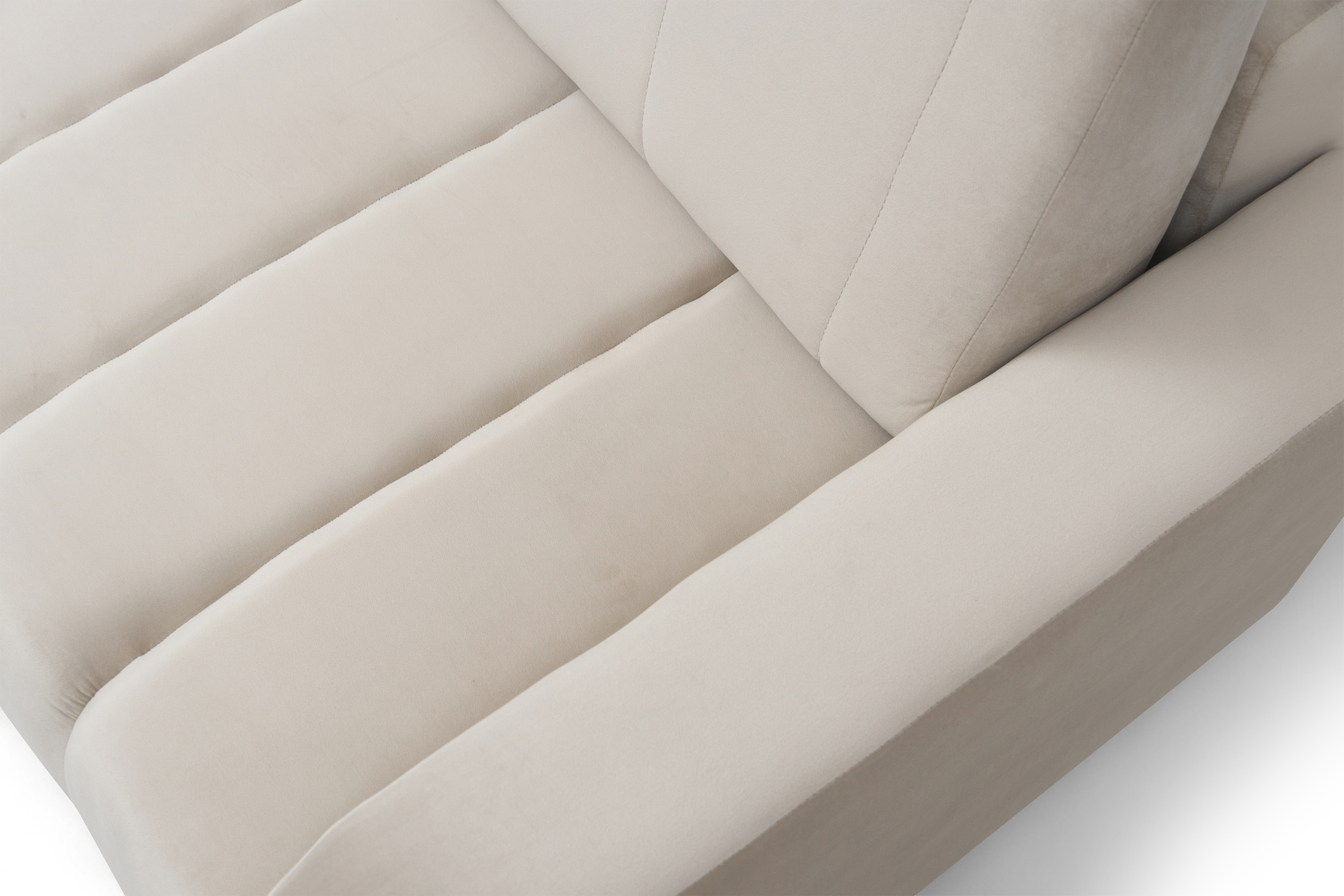 Pohovka Lapios s funkciou spania - béžový zamat Velluto 2 Beige Pohovka Lapios s funkciou spánku - béžový zamat Velluto 2 Beige