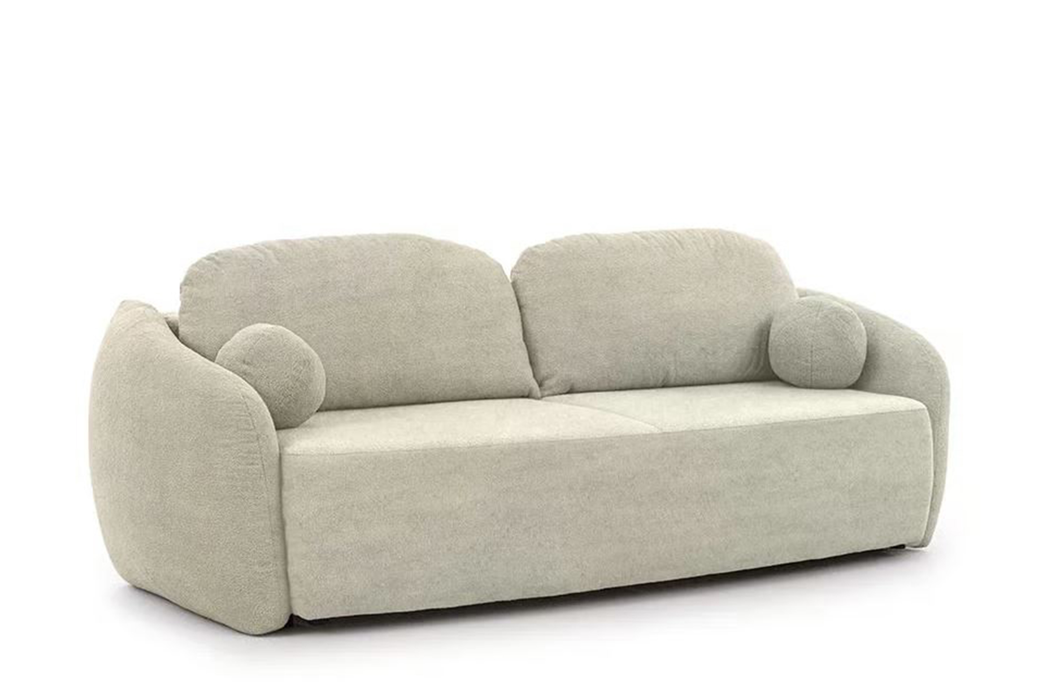 Rozkládací pohovka Latina - béžový šenil Miu 2040 Pohovka Latina rozkládací - béžová šenil Miu 2040