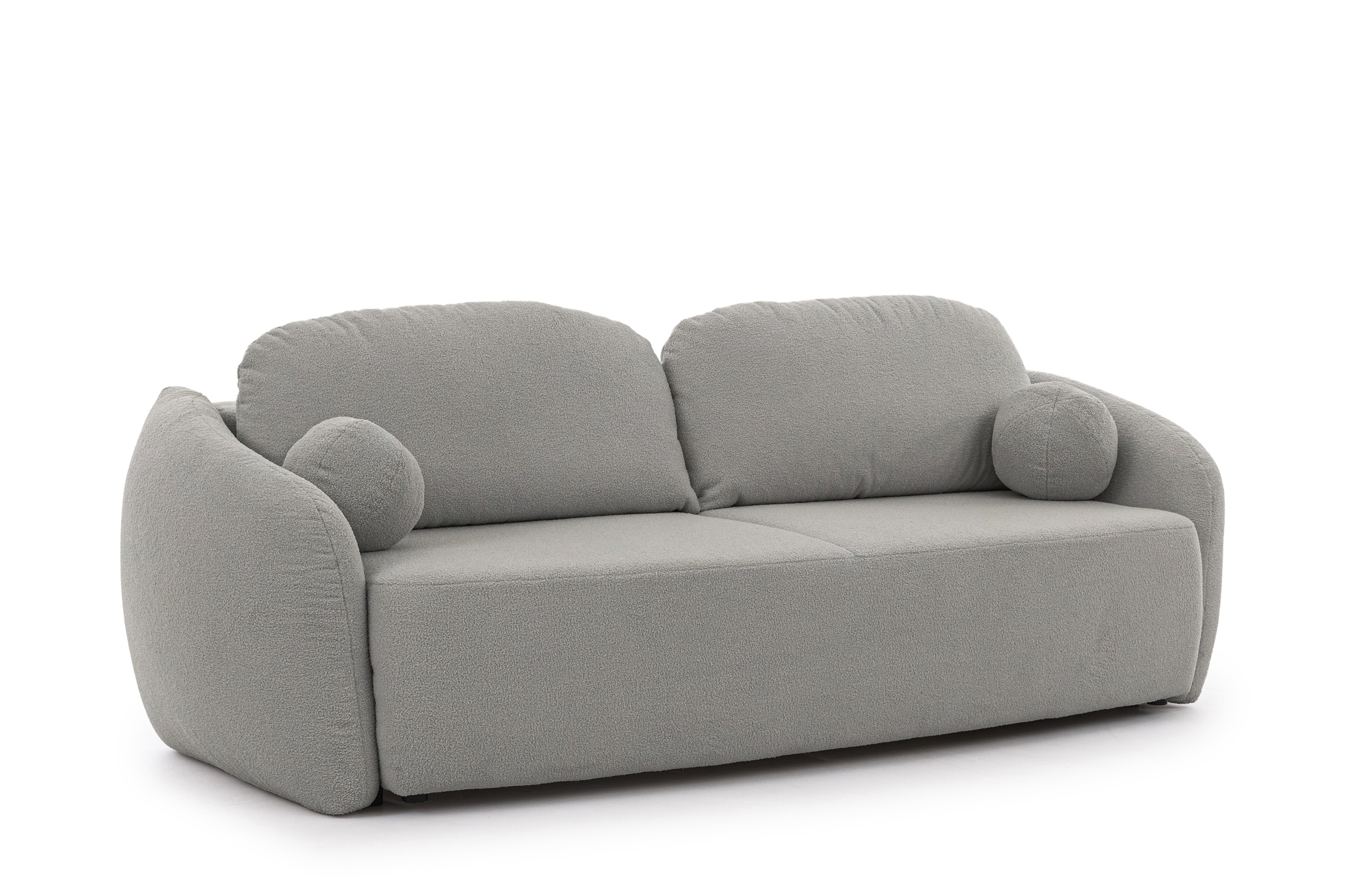 Pohovka Latina rozkladacia - Lambi 11 Pohovka Latina s funkciou spánku - šedá boucle Lambi 11