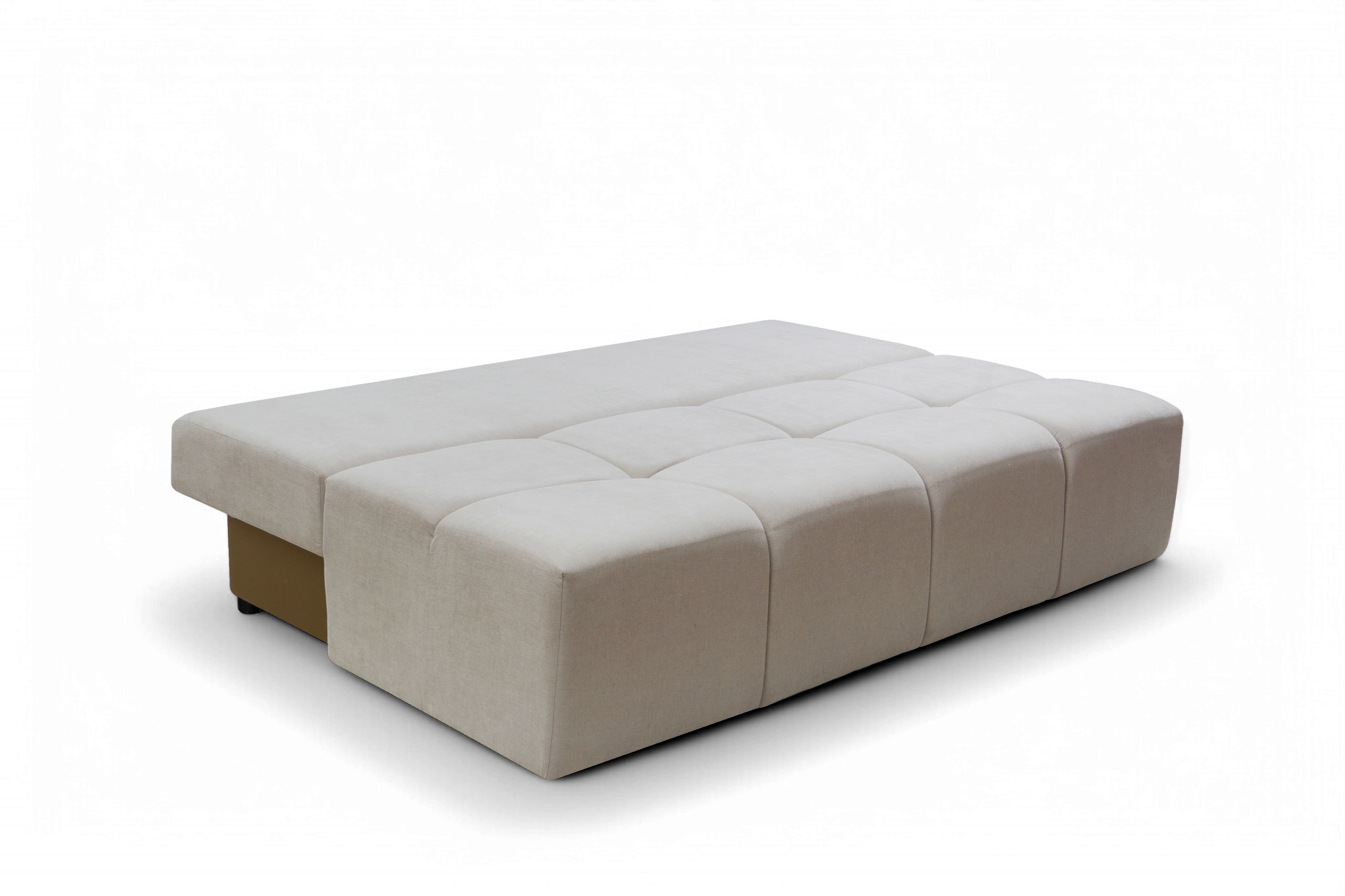 Rozkladacia pohovka Natario s úložným priestorom – béžový šenil Wind 05 Pohovka Natario rozkladana S vnútorným úložným priestorom- béžový šenil Wind 5