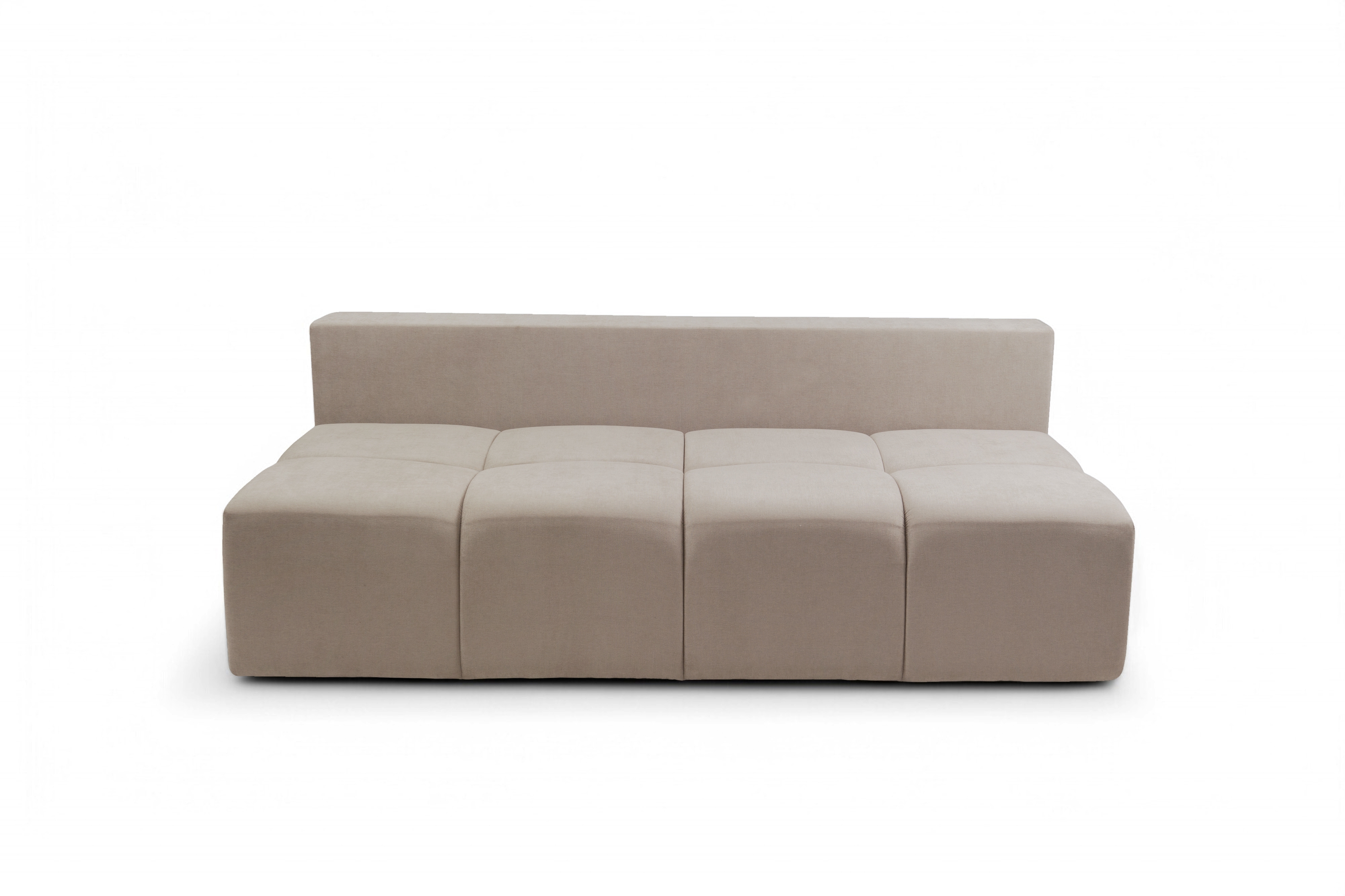 Rozkladacia pohovka Natario s úložným priestorom – tmavobéžový šenil Wind 11 Pohovka Natario rozkladana S vnútorným úložným priestorom- tmavý béžový šenil Wind 11