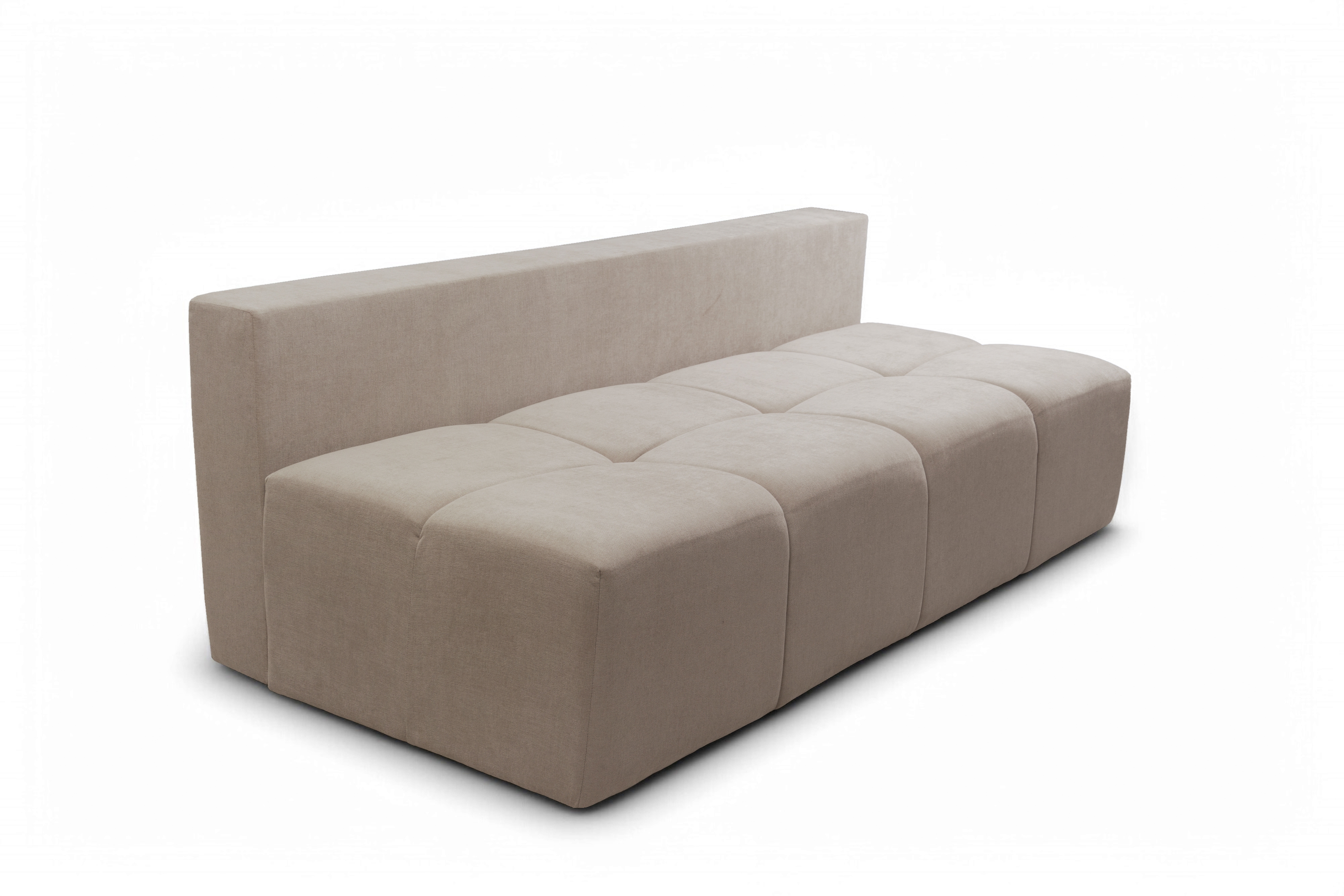 Rozkladacia pohovka Natario s úložným priestorom – tmavobéžový šenil Wind 11 Pohovka Natario rozkladana S vnútorným úložným priestorom- tmavý béžový šenil Wind 11