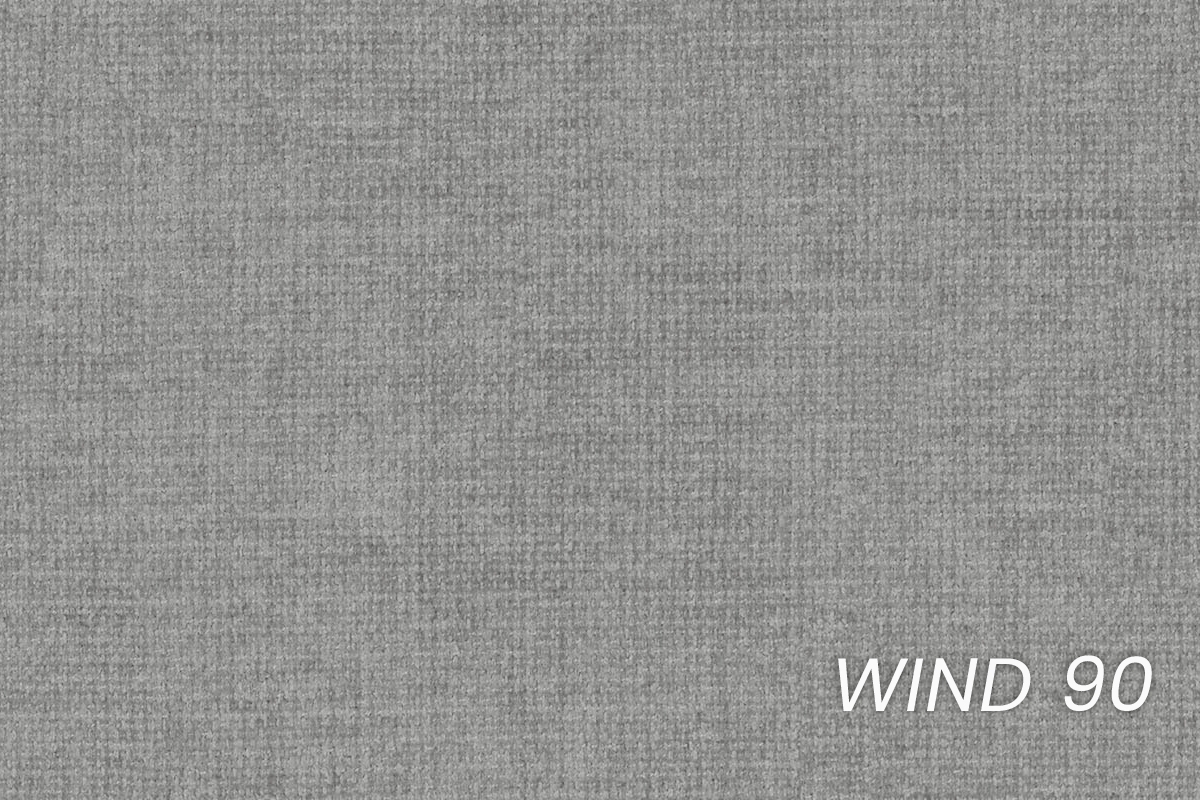 Rozkladacia pohovka Natario s úložným priestorom – sivý šenil Wind 90 Pohovka Natario rozkladana S vnútorným úložným priestorom- šedý šenil Wind 90