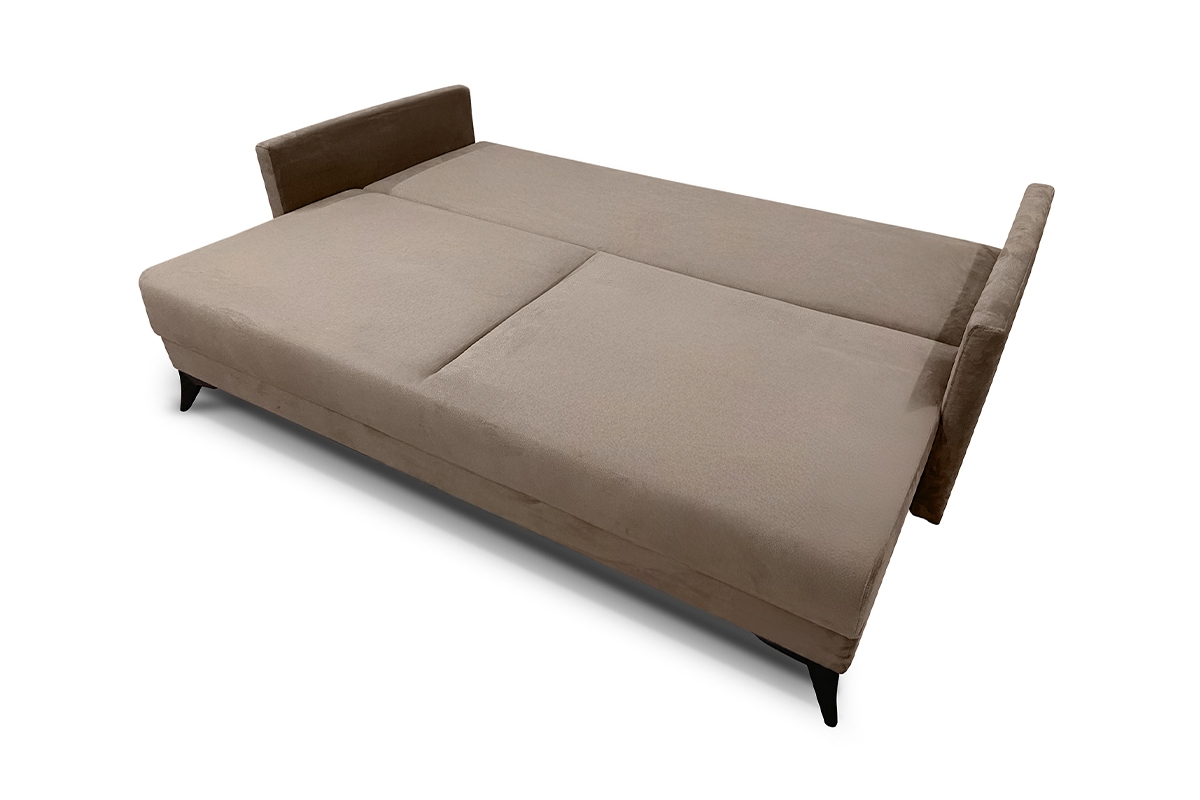 Rozkládací pohovka Dianis - béžová látka Forever 62 Pohovka rozkladana Dianis - tmavě béžová potahová látka snadno čistitelný Forever 62