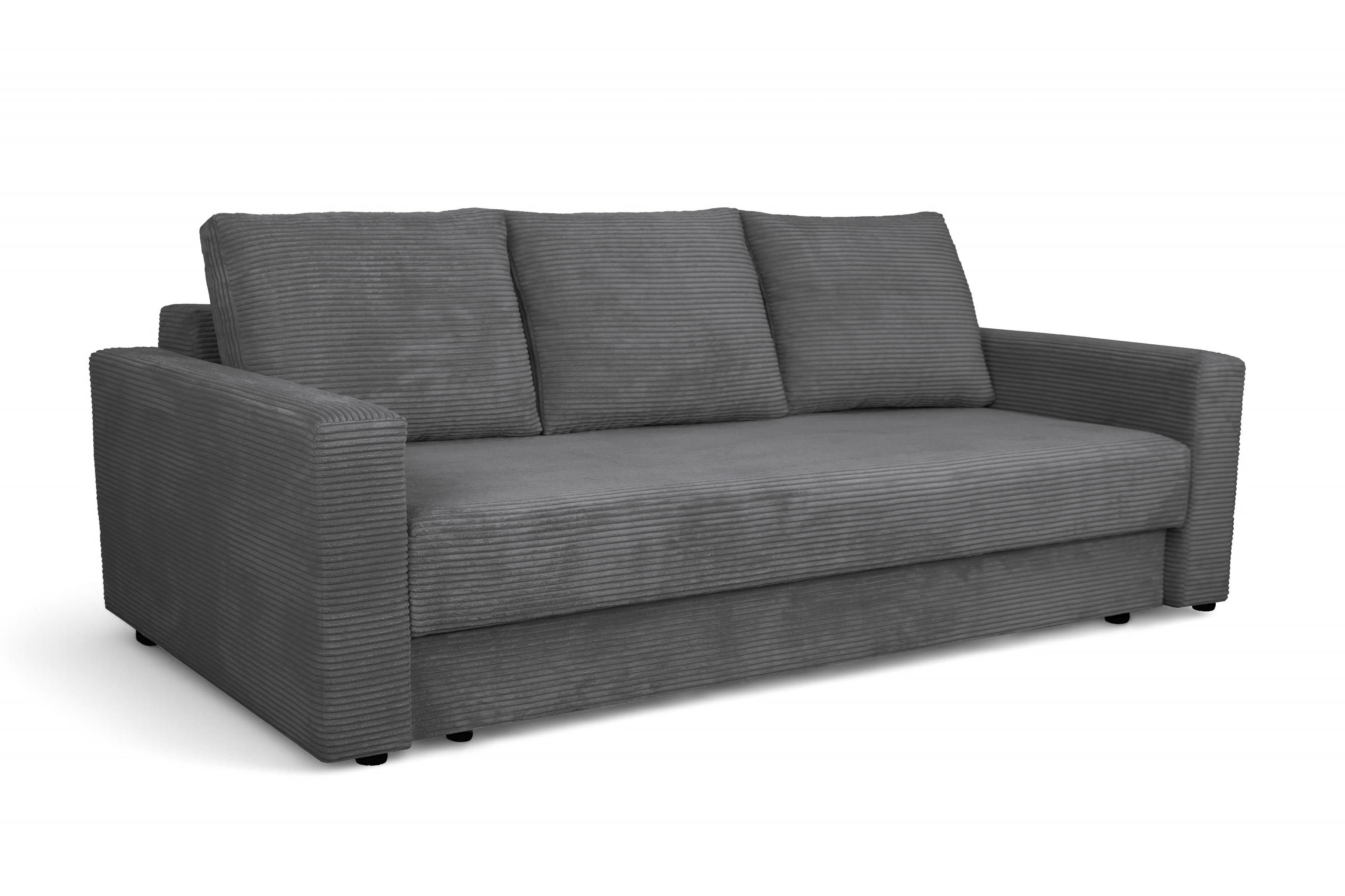 Rozkladacia pohovka Bizon - sivý menčester Lincoln 90 Pohovka rozkladana do obývacej izby Bizon - šedý MENČESTER Lincoln 90