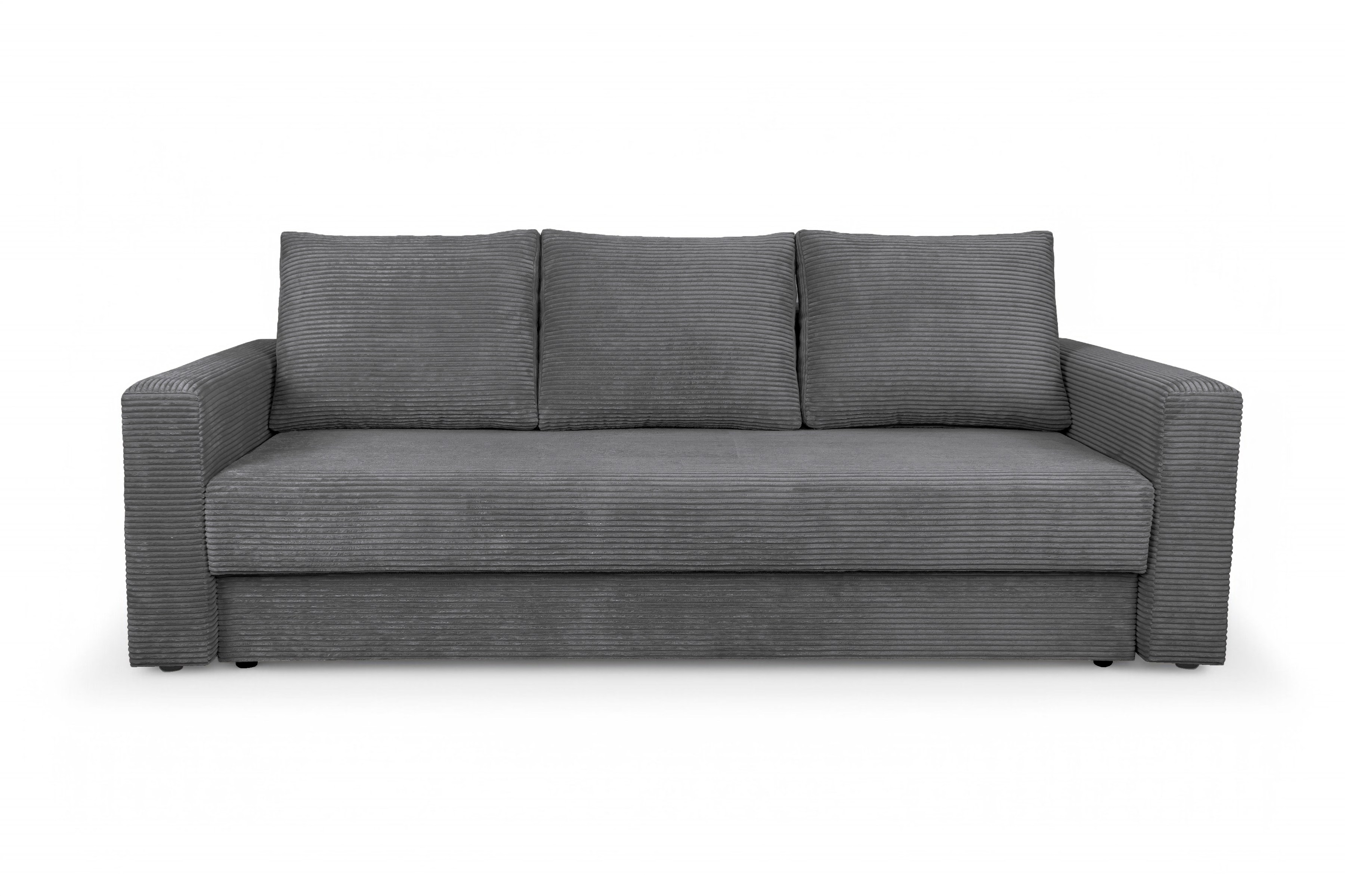 Rozkladacia pohovka Bizon - sivý menčester Lincoln 90 Pohovka rozkladana do obývacej izby Bizon - šedý MENČESTER Lincoln 90