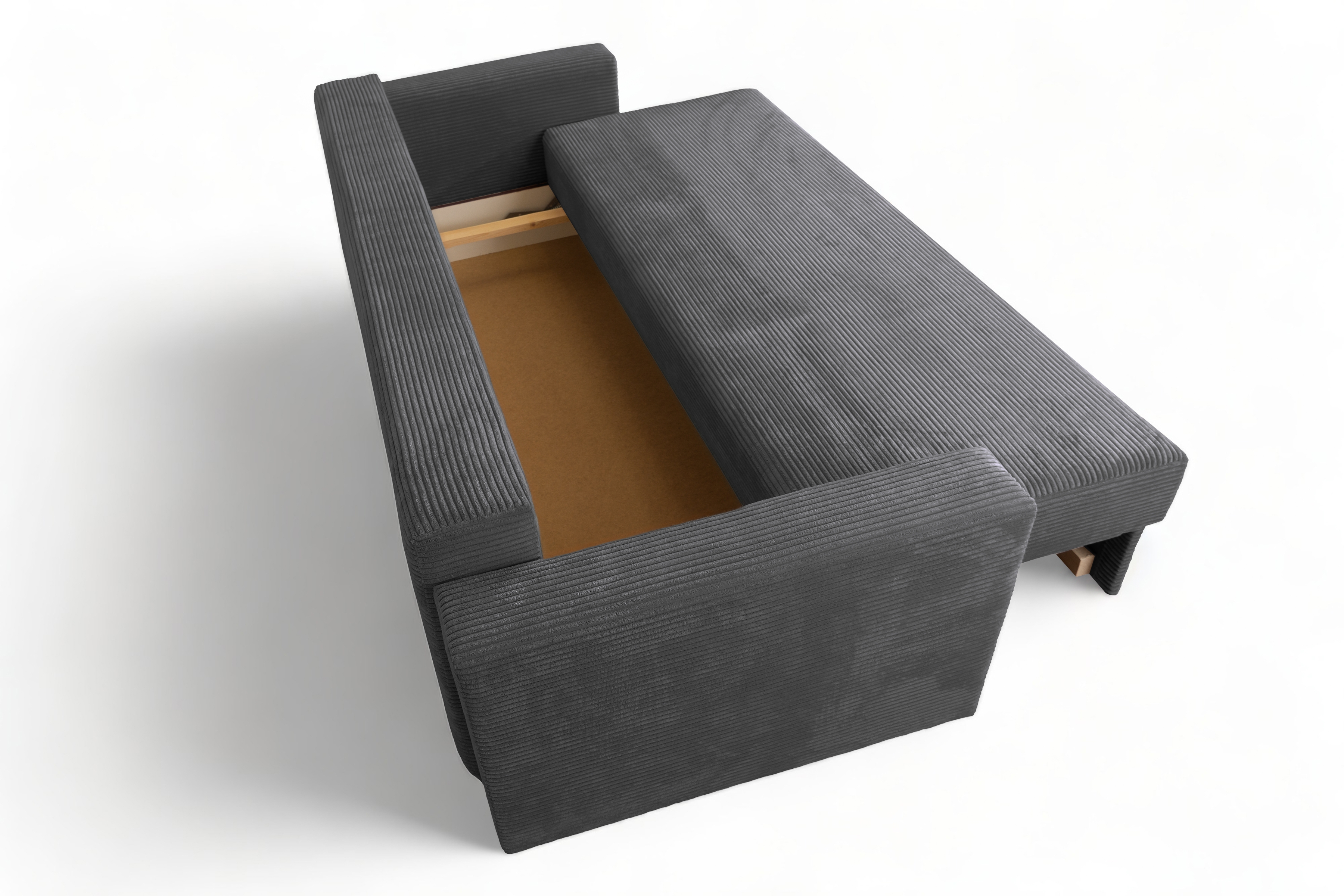 Rozkladacia pohovka Bizon - sivý menčester Lincoln 90 Pohovka rozkladana do obývacej izby Bizon - šedý MENČESTER Lincoln 90