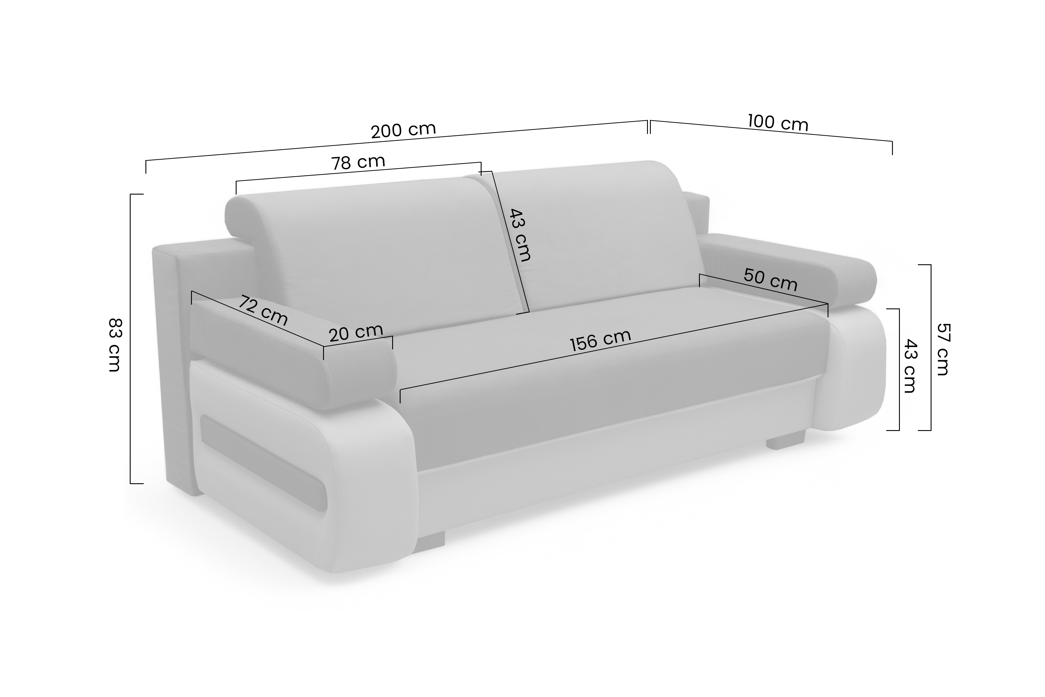 Pohovka rozkladana Elvio Pohovka rozkladana Elvio