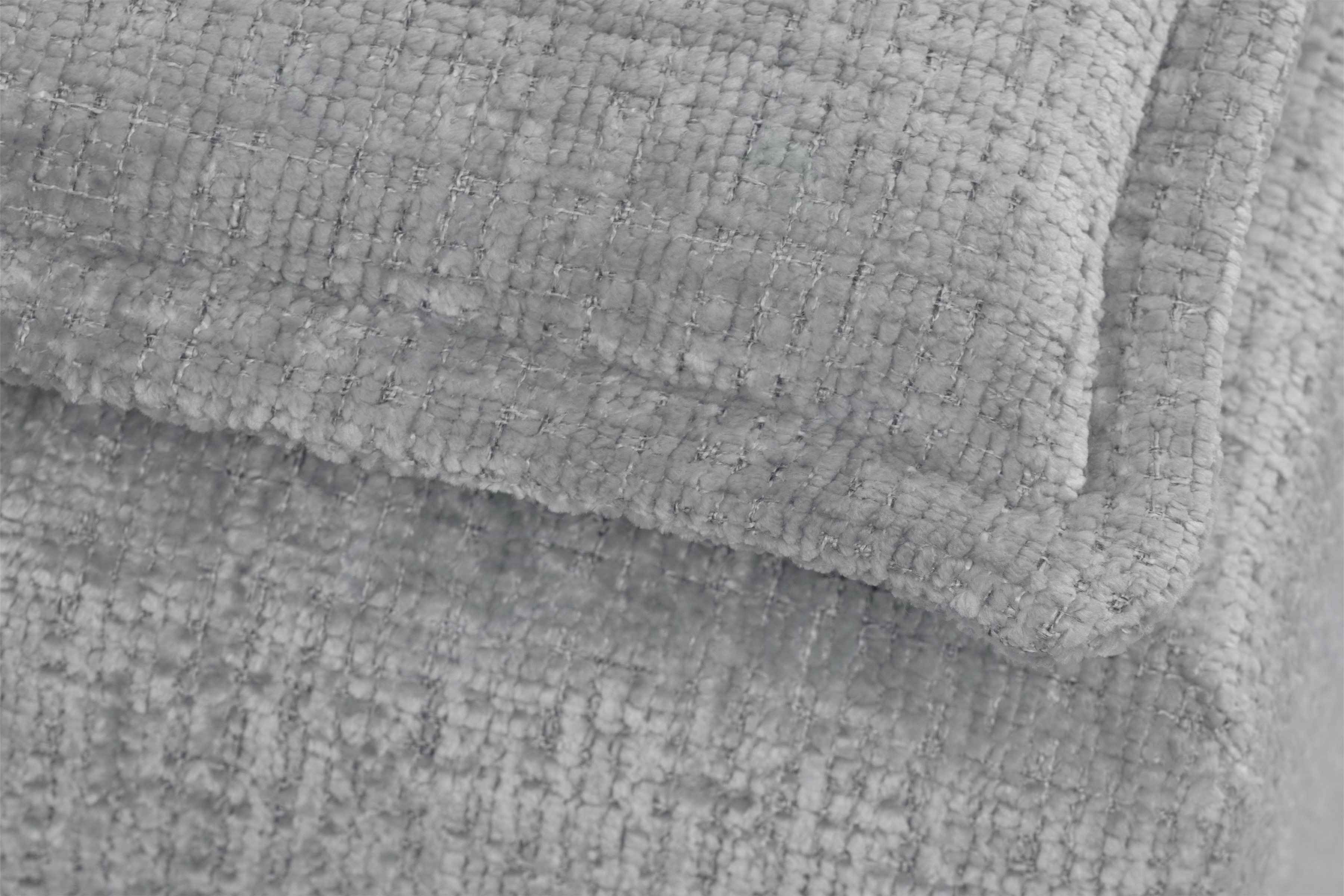 Rozkladacia pohovka Firioza - svetlošedá žinylka Cremona 81 Pohovka rozkladana Firioza S vnútorným úložným priestorom- svetlý šedý šenil Cremona 81