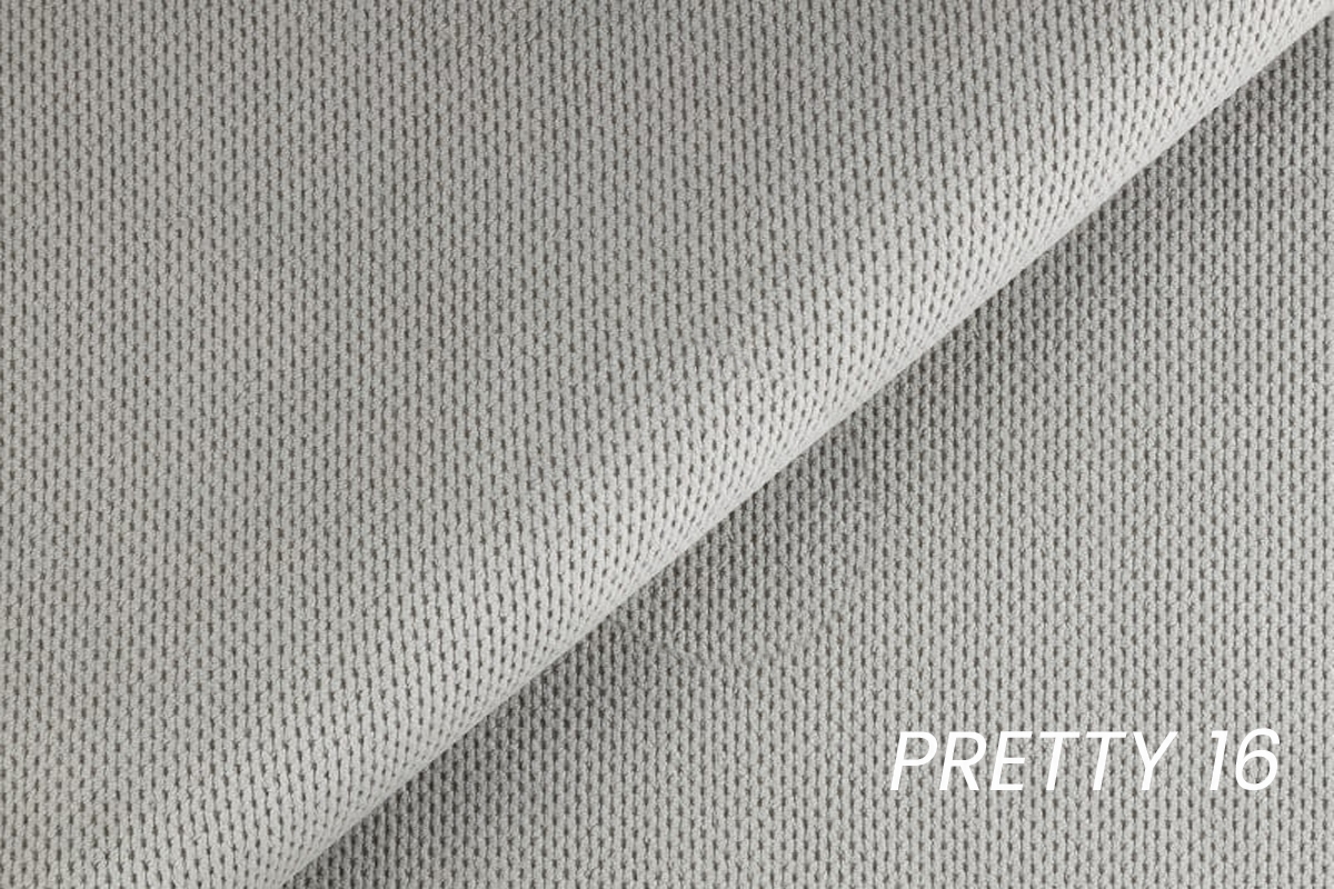 Rozkladacia pohovka Fitelia s úložným priestorom – popolavý plyš Pretty 16 / bukové nožičky Pohovka rozkladana Fitelia S vnútorným úložným priestorom- Popolový plusz Pretty 16 / buk 