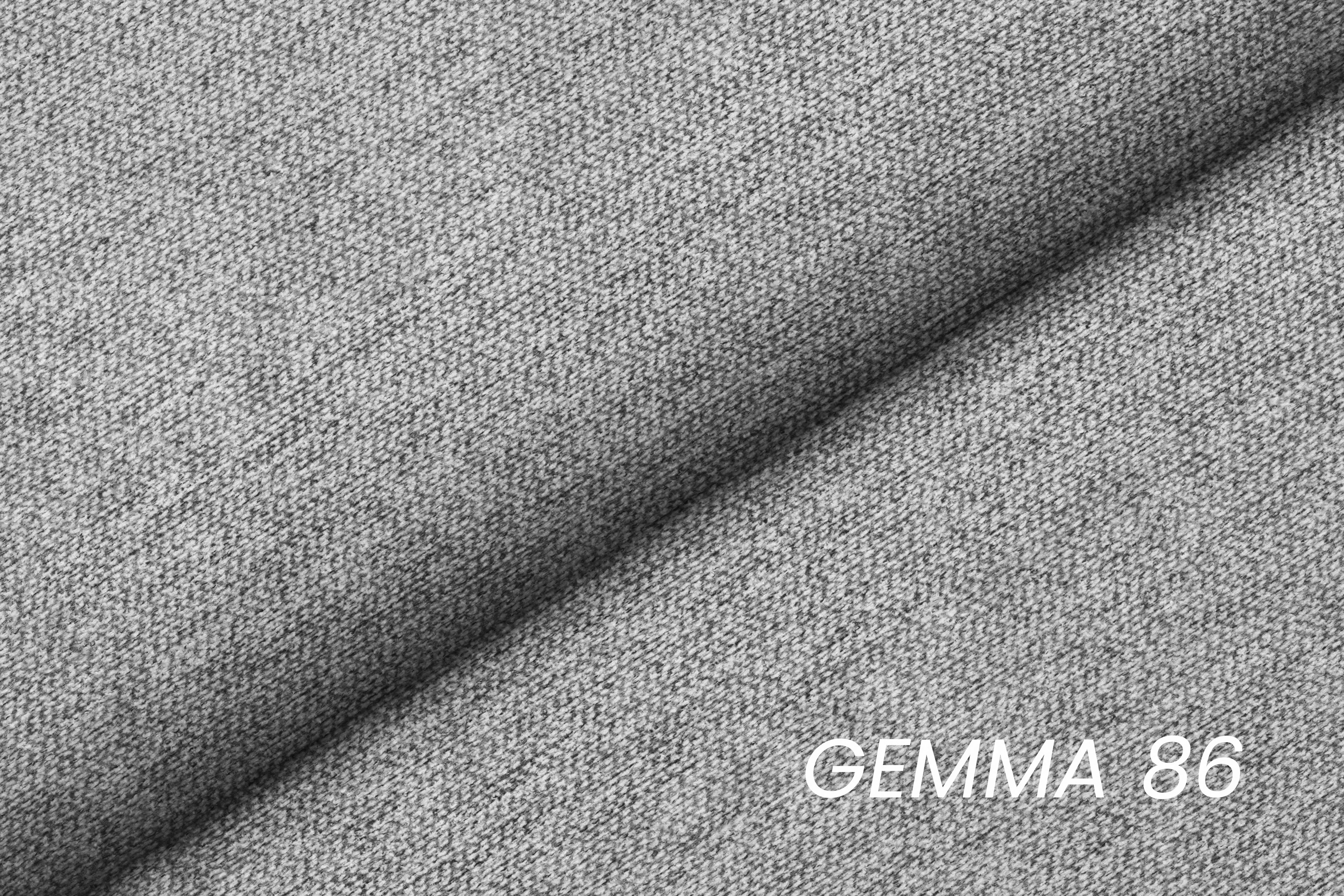 Trojmiestna rozkladacia pohovka Romano – sivá pletená látka Gemma 86 / bukové nožičky Pohovka rozkladana trojmiestna Romano - šedá plecionka Gemma 86 / buk