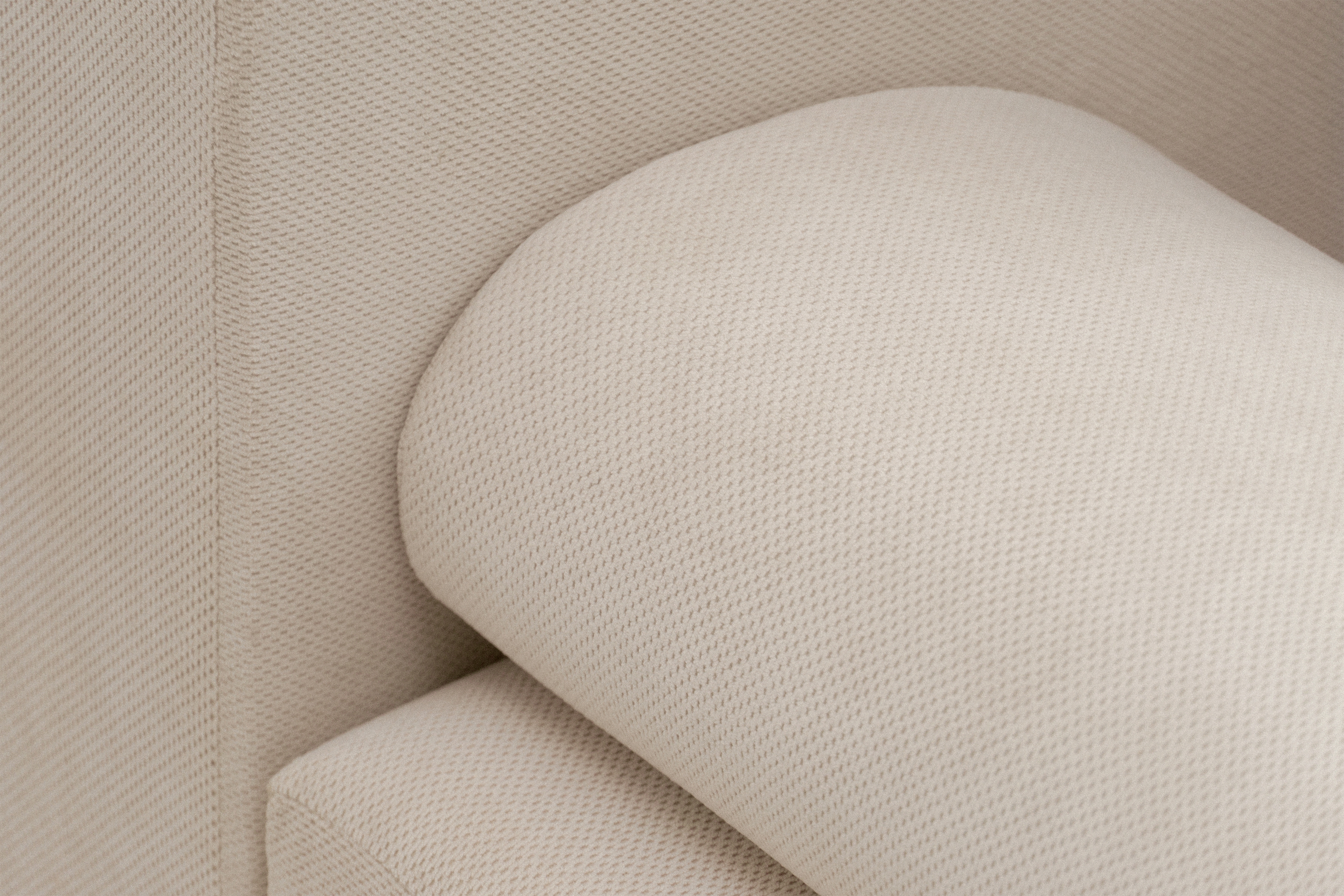 Rozkladacia pohovka Morena s úložným priestorom – béžový hydrofóbny plyš Pretty 03 Pohovka rozkladana s úložným priestorom Morena - béžový plusz hydrofobowy Pretty 03