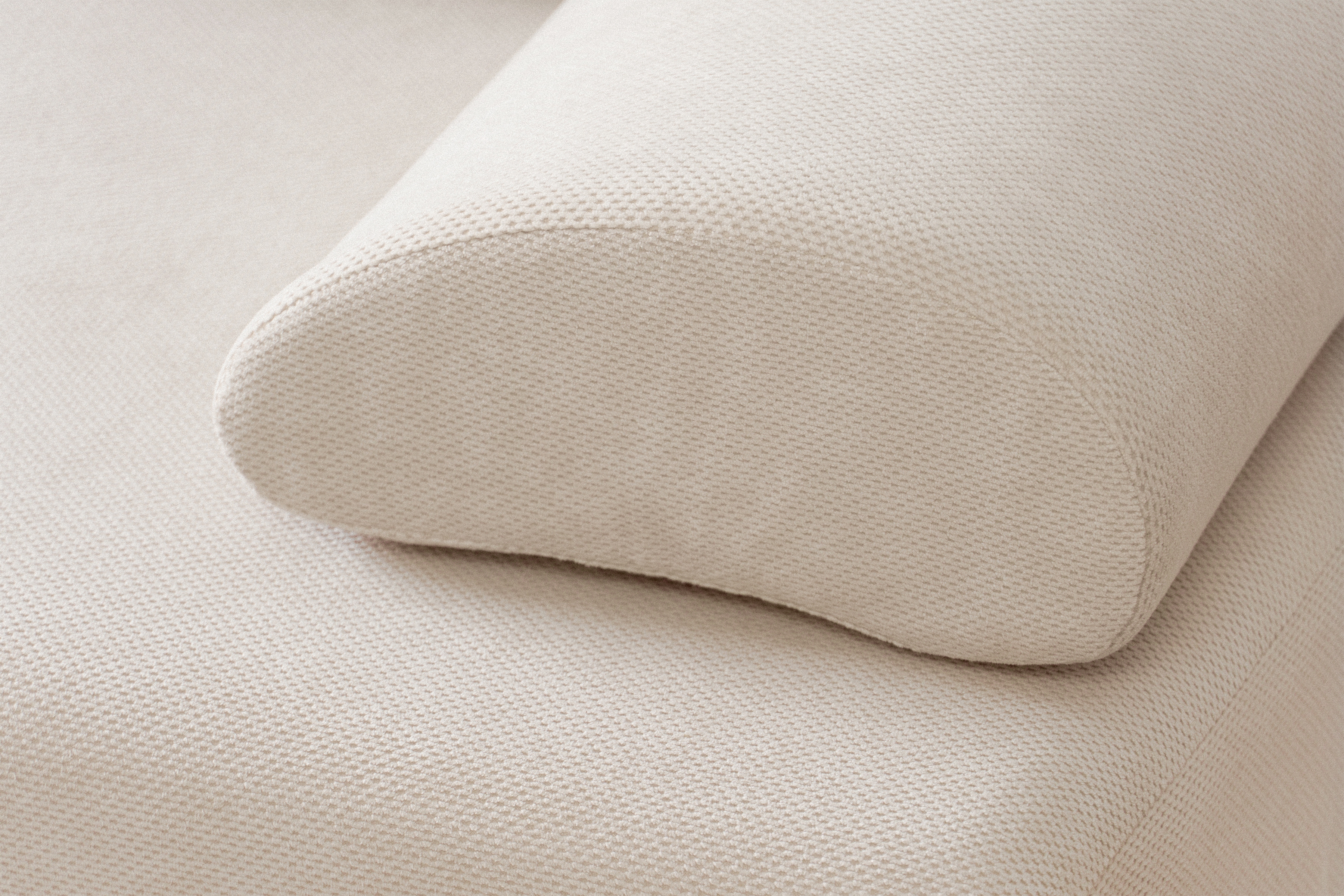 Rozkladacia pohovka Morena s úložným priestorom – béžový hydrofóbny plyš Pretty 03 Pohovka rozkladana s úložným priestorom Morena - béžový plusz hydrofobowy Pretty 03