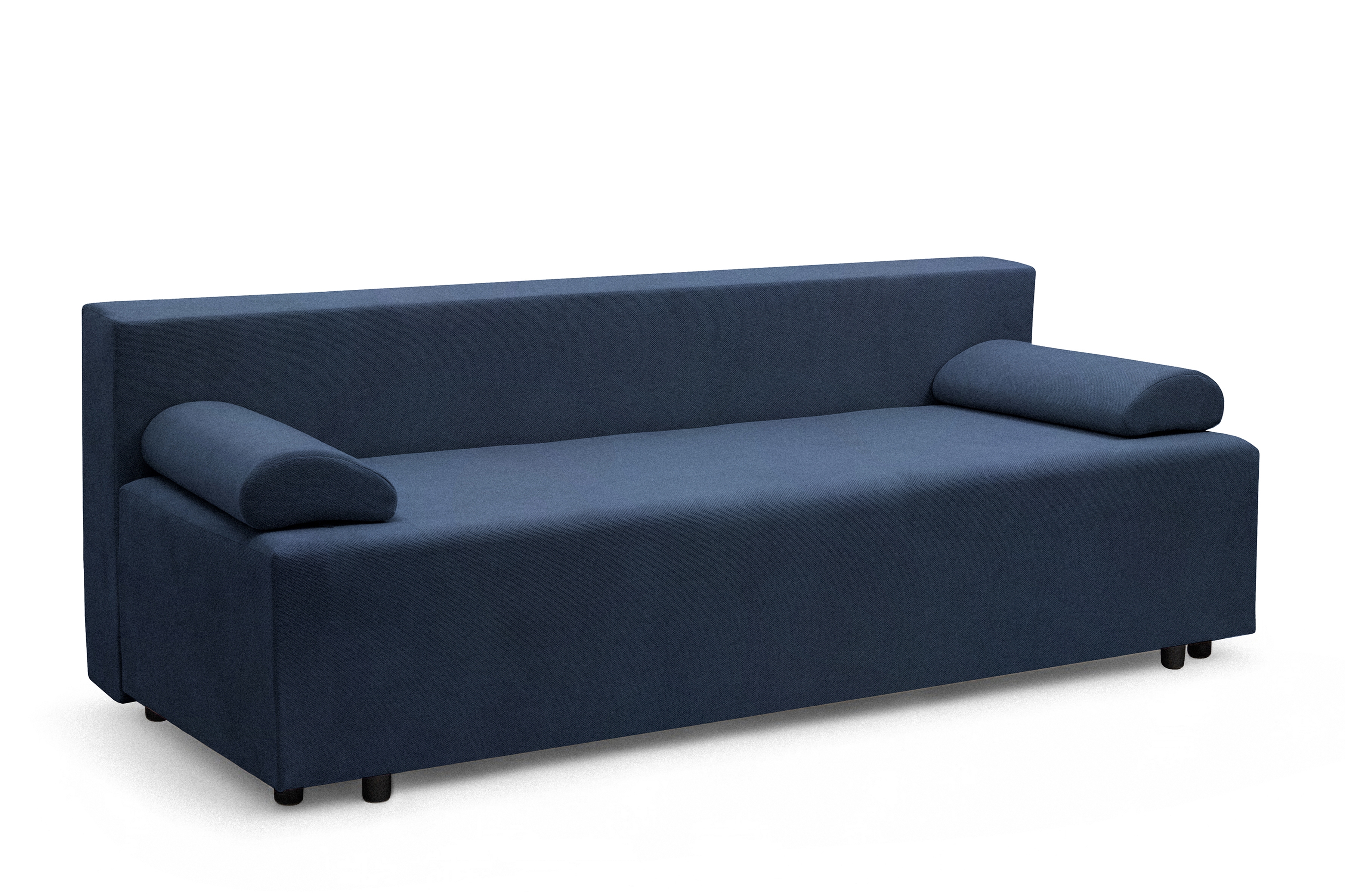 Rozkladacia pohovka Morena s úložným priestorom – tmavomodrý hydrofóbny plyš Pretty 22 Pohovka rozkladana s úložným priestorom Morena - námornícka modrá plusz hydrofobowy Pretty 22