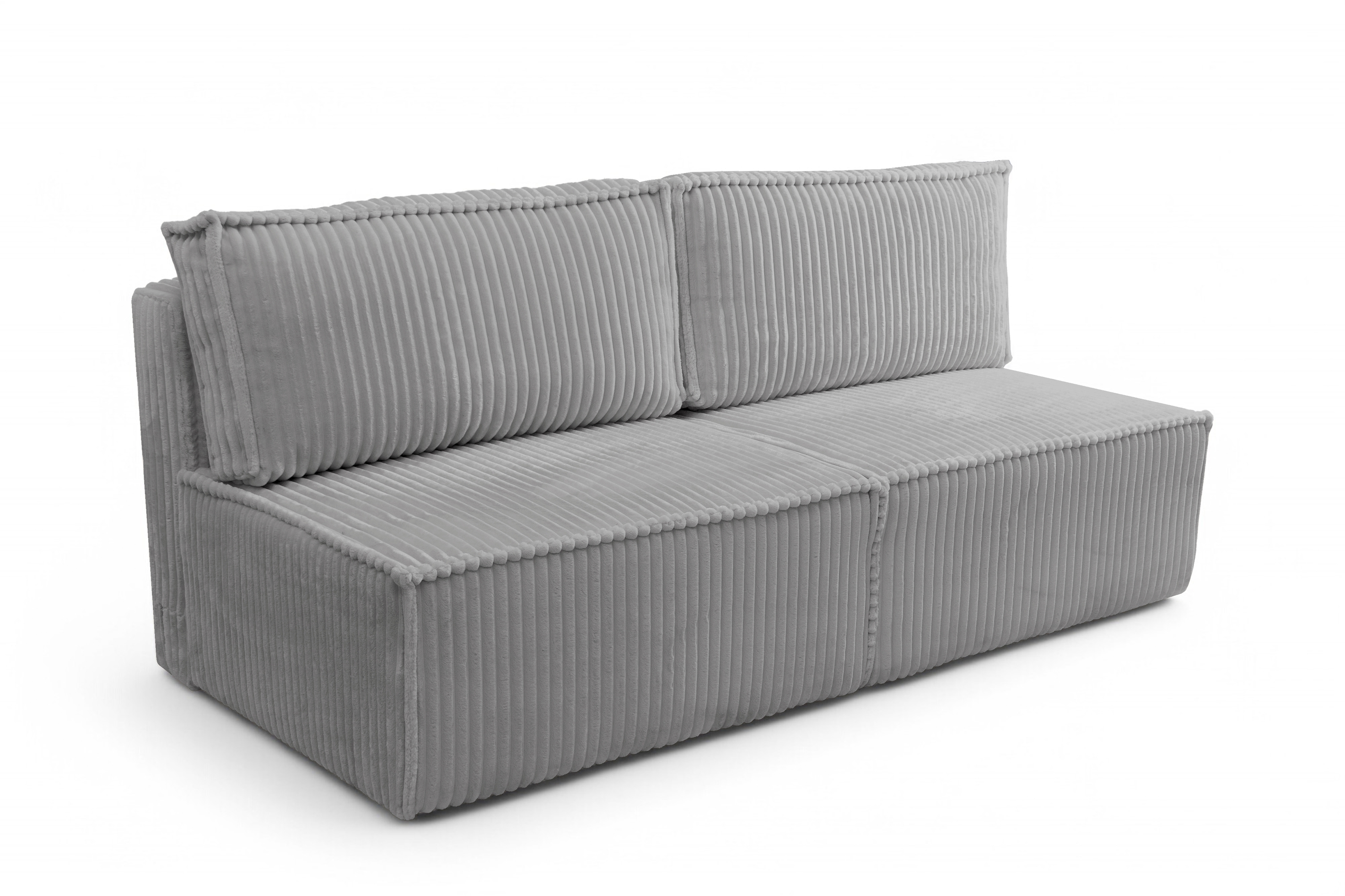 Pohovka Solvero s funkciou spania - sivý plyš Tilia 86 Pohovka Solvero s funkciou spánku - šedý plusz Tilia 86