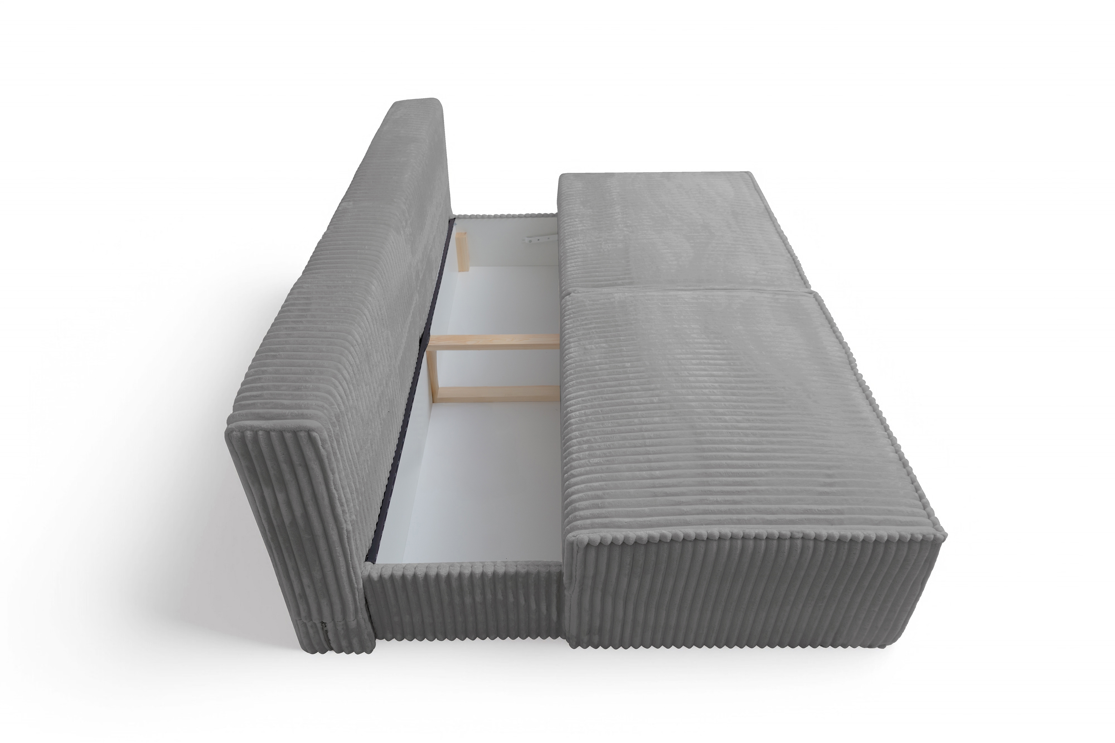 Pohovka Solvero s funkciou spania - sivý plyš Tilia 86 Pohovka Solvero s funkciou spánku - šedý plusz Tilia 86