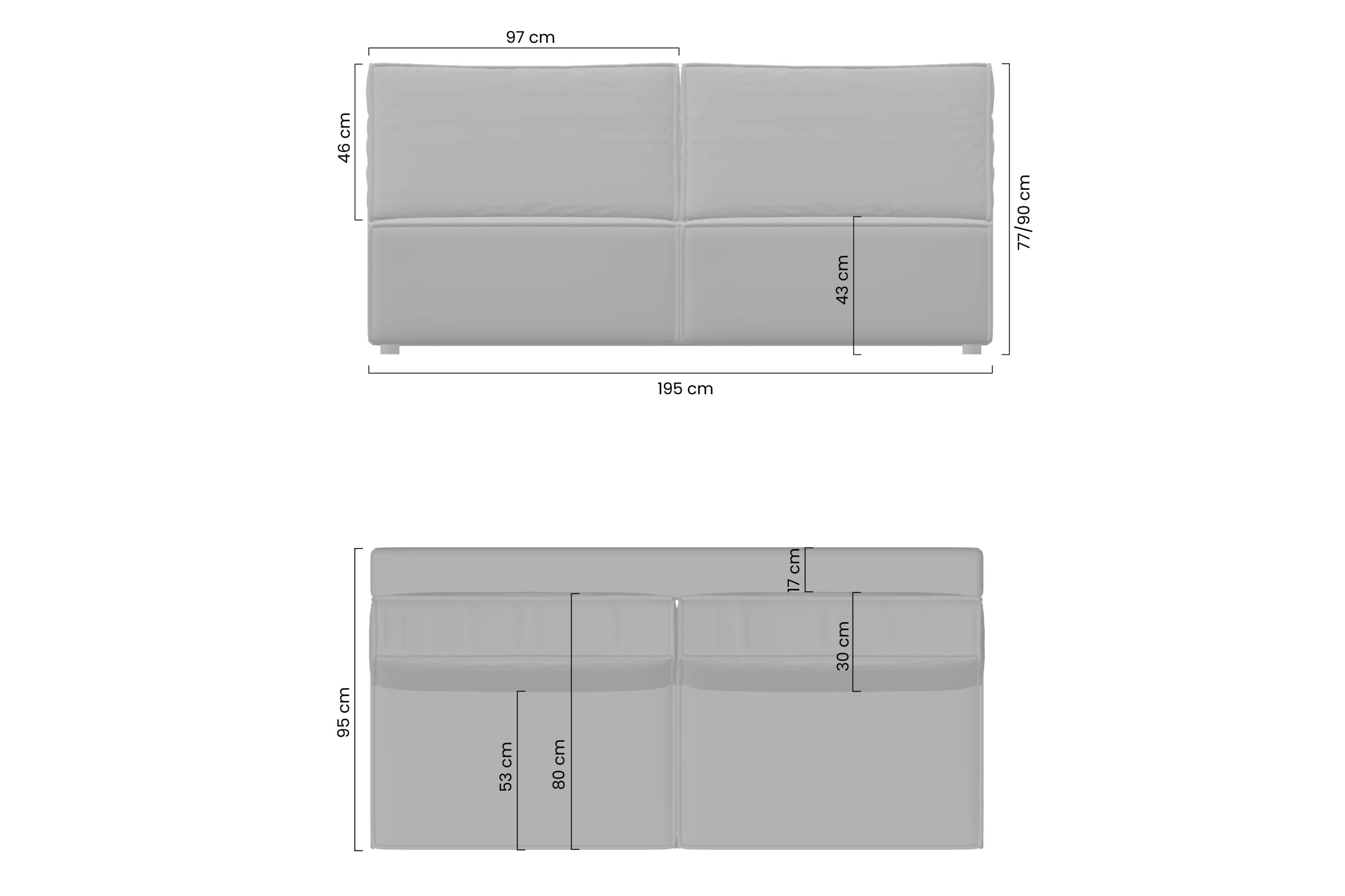 Pohovka Solvero s funkciou spania Pohovka Solvero s funkciou spánku 