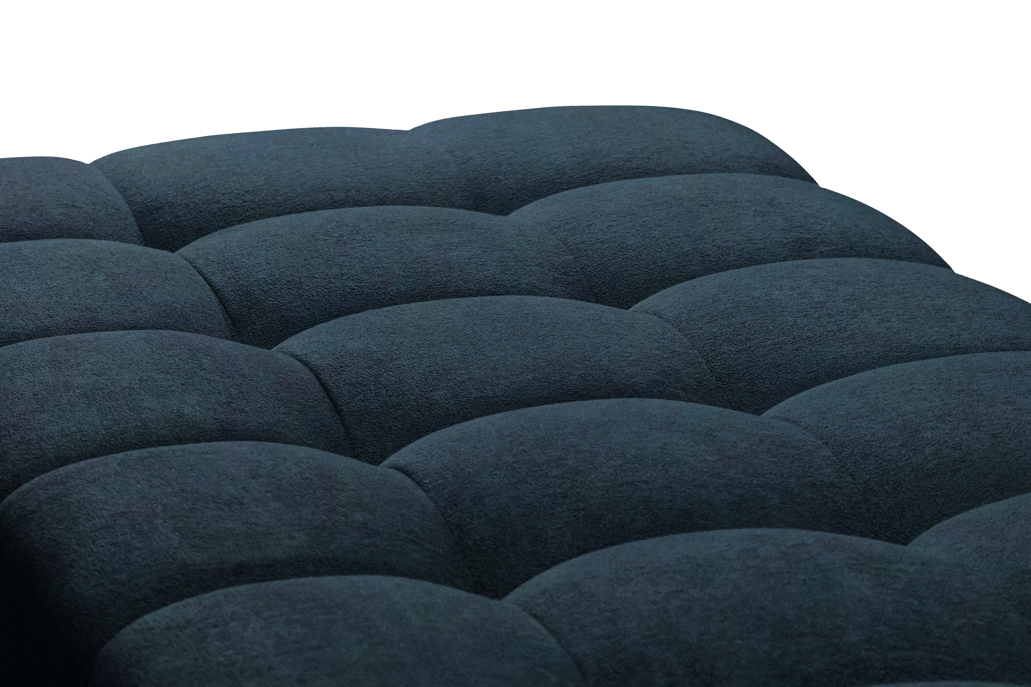 Rozkladacia pohovka Tuko s úložným priestorom – tmavomodrá pletenina Freya 210-28 Pohovka Tuko rozkladana S vnútorným úložným priestorom- námornícka modrá dzianina Freya 210-28