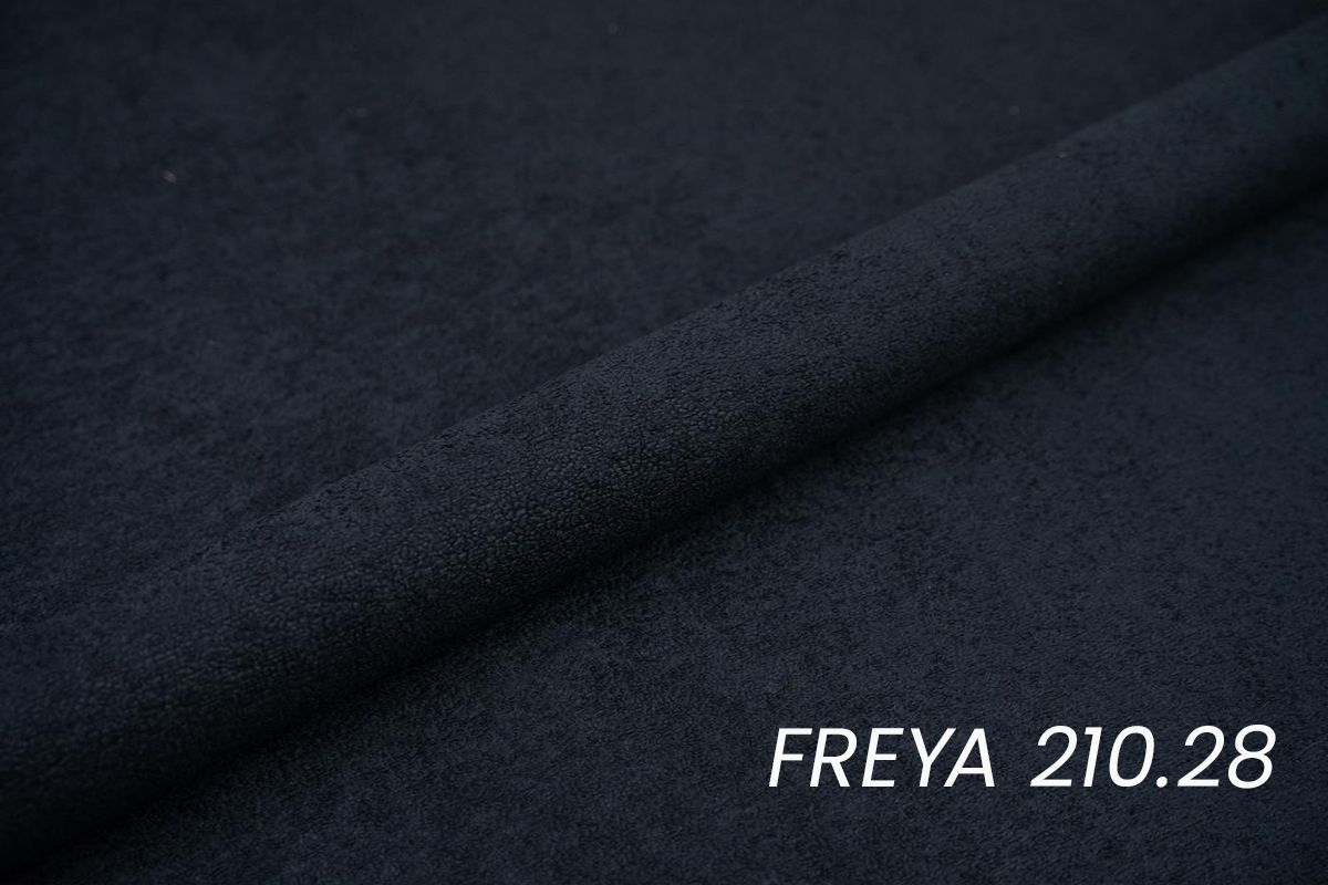 Rozkladacia pohovka Tuko s úložným priestorom – tmavomodrá pletenina Freya 210-28 Pohovka Tuko rozkladana S vnútorným úložným priestorom- námornícka modrá dzianina Freya 210-28