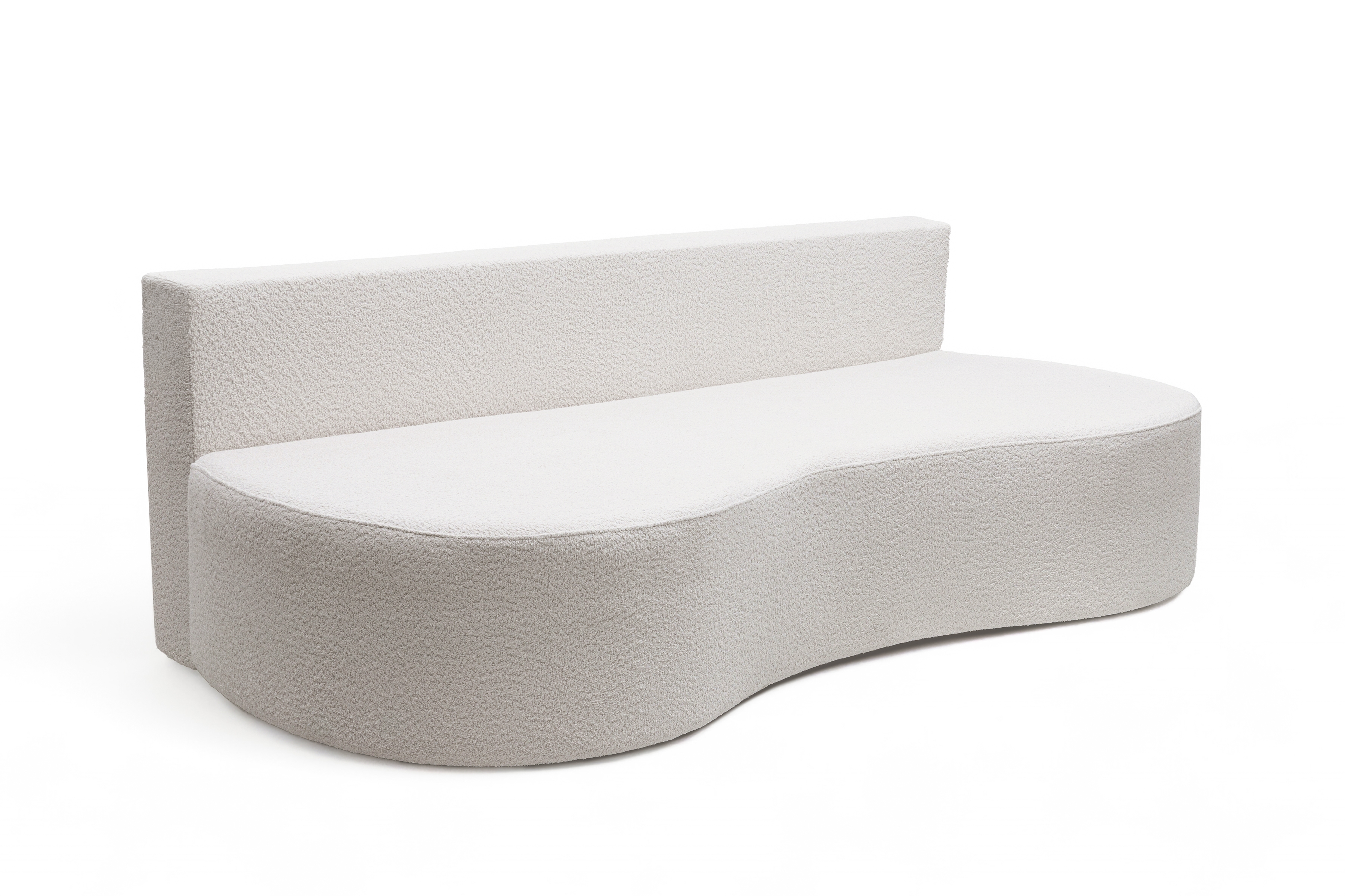 Rozkladacia pohovka Belin - krémová bouclé Catch Me 01 Pohovka s funkciou spania Belin - kremowa boucle Catch Me 01 