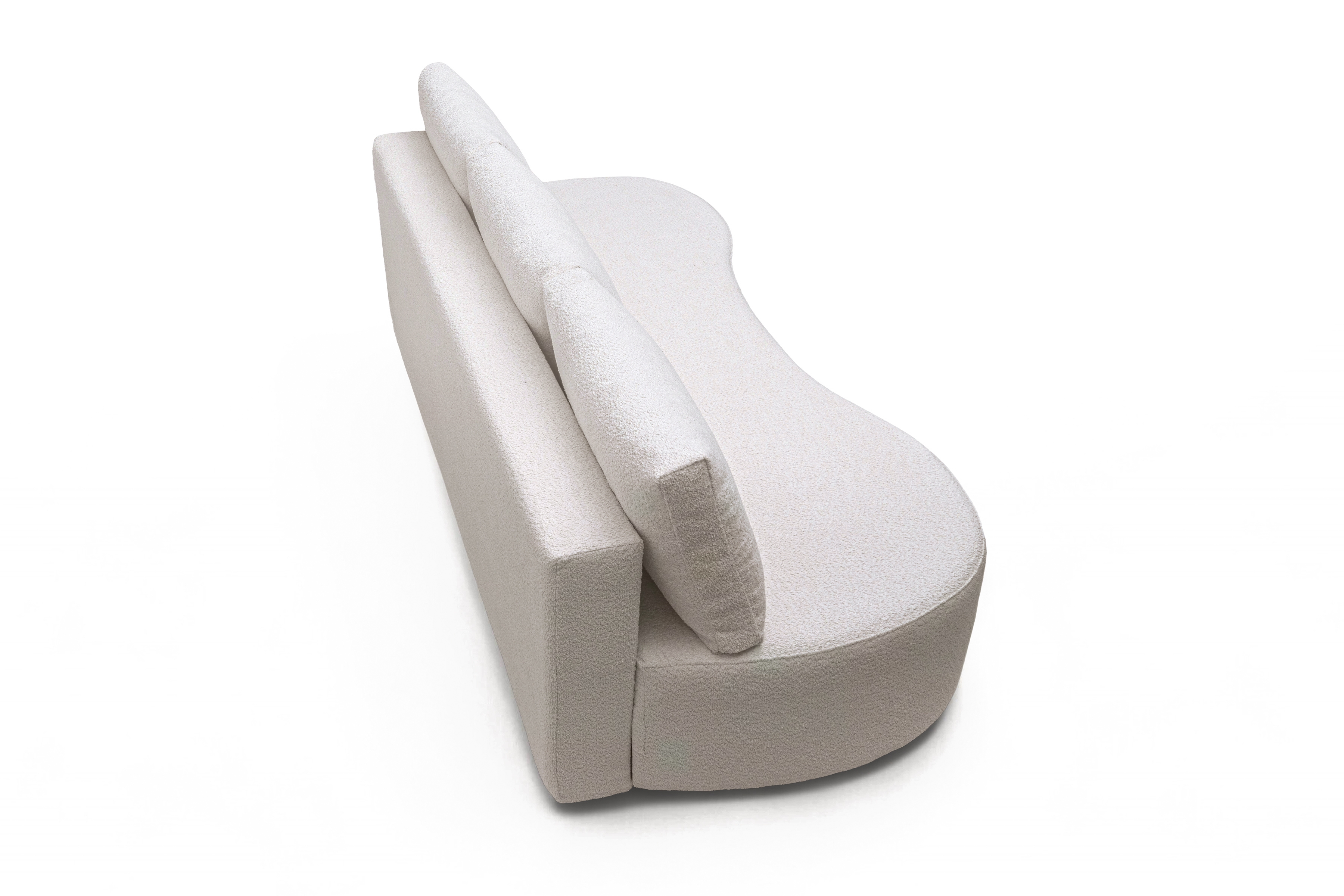 Rozkladacia pohovka Belin - krémová bouclé Catch Me 01 Pohovka s funkciou spania Belin - kremowa boucle Catch Me 01 