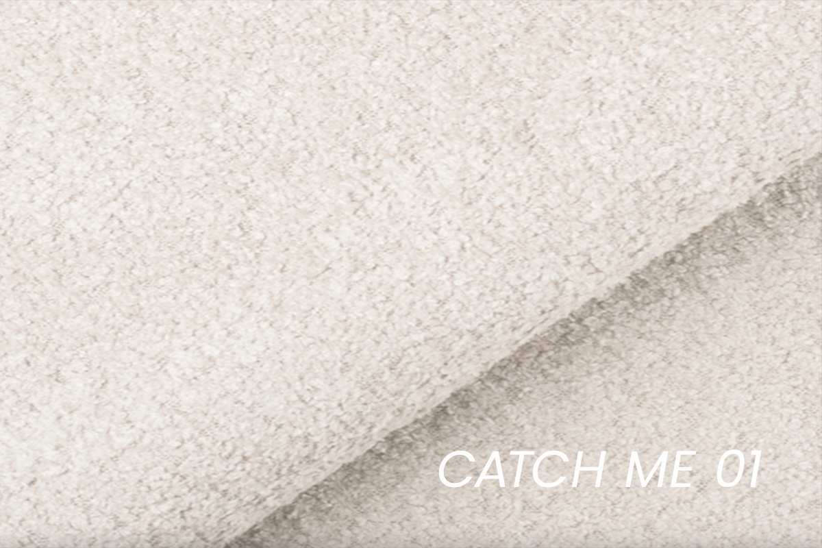 Rozkladacia pohovka Belin - krémová bouclé Catch Me 01 Pohovka s funkciou spania Belin - kremowa boucle Catch Me 01 