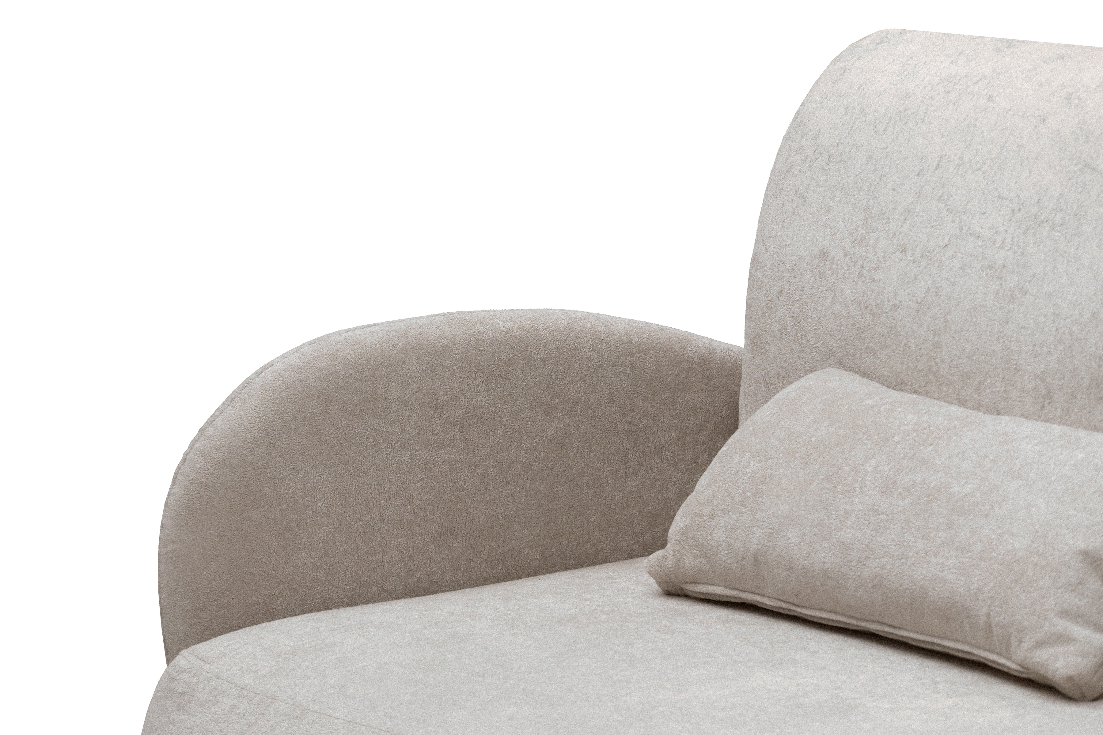 Rozkládací pohovka Dinel - béžová pletenina Freya 210.03 Pohovka rozkládací Dinel - béžová Pletenina Freya 210.03 - Limitowana oferta